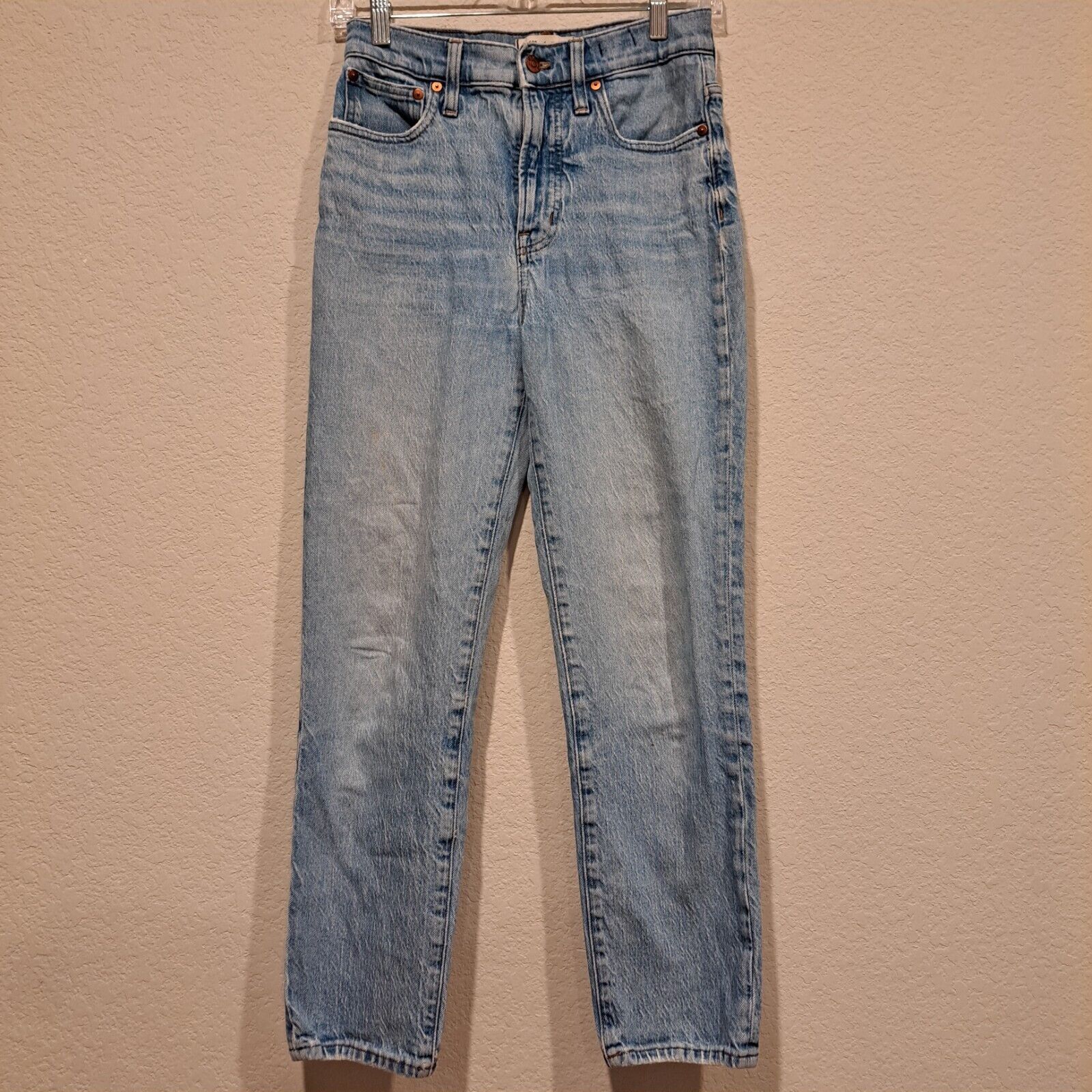 Madewell Madewell MidRise Perfect Vintage Jeans Womens Sz 25 Repaired Size 25" / US 0 / IT 36 - 1 Thumbnail