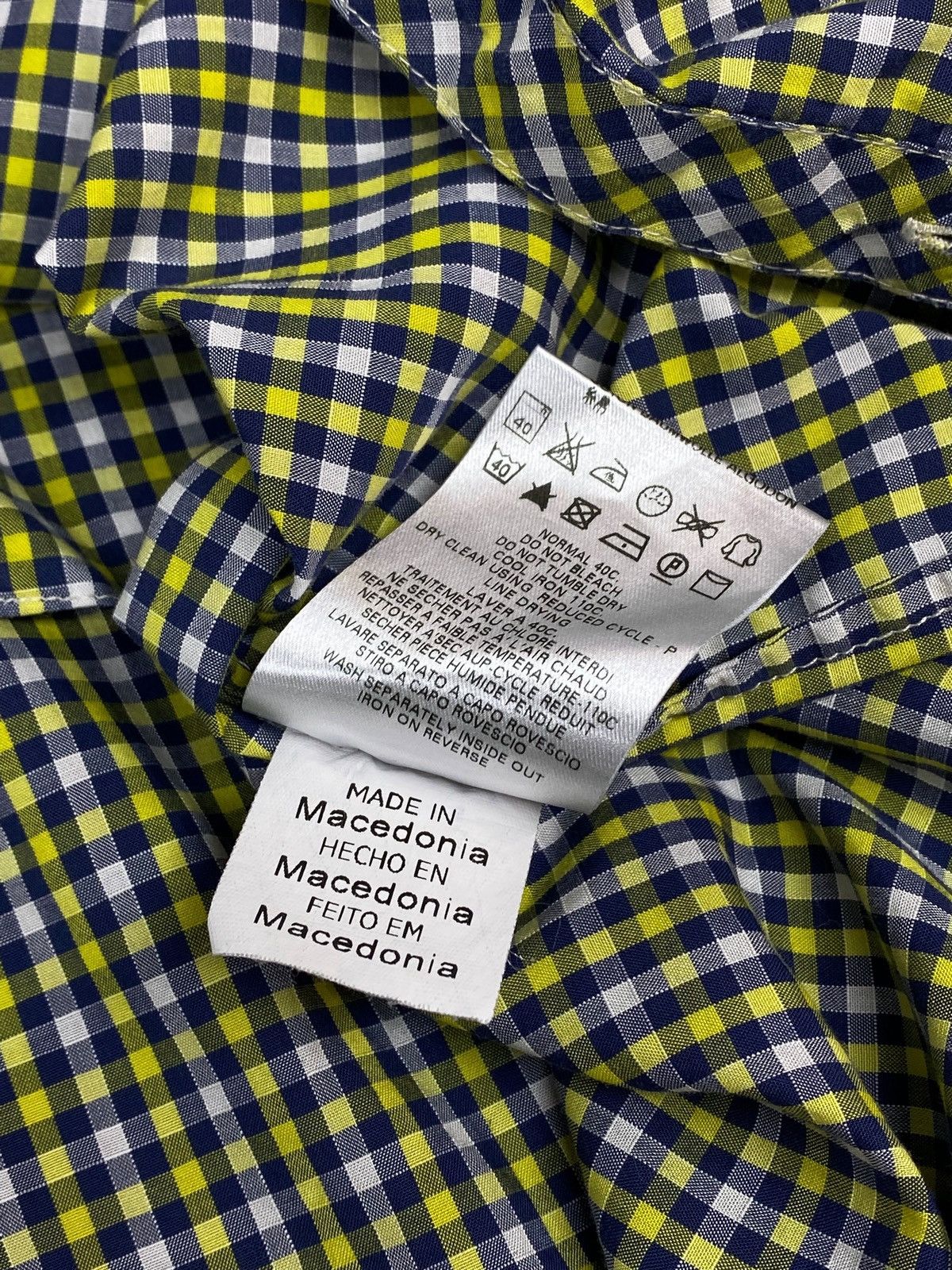 Alexander McQueen Alexander McQueen Checked Short Sleeve Shirt Button Up Size US M / EU 48-50 / 2 - 19 Thumbnail