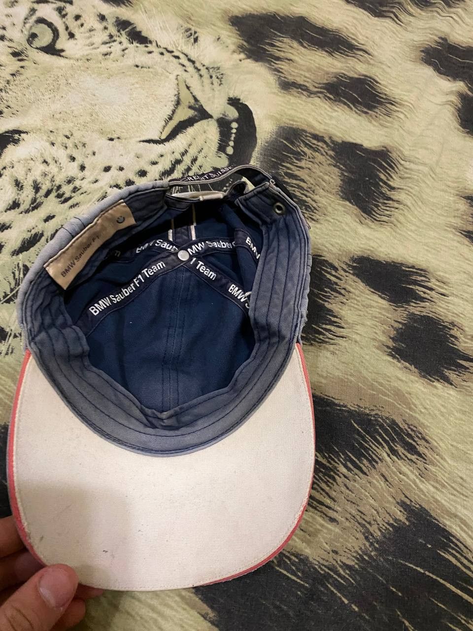 BMW × Vintage BMW Sauber F1 Team Cap 2007 Vintage Formula 1 sun faded Size ONE SIZE - 10 Thumbnail