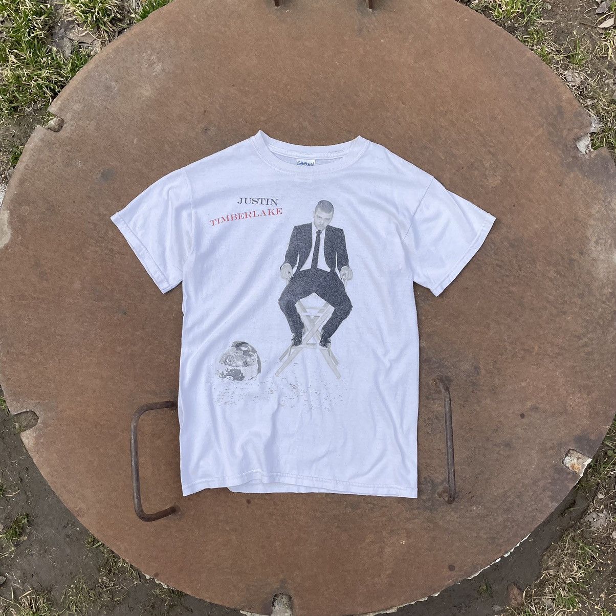 Band Tees × Le Grande Bleu (L.G.B.) Vintage Justin Timberlake T-shirts Logo 2007 Y2K Overprint Size US S / EU 44-46 / 1 - 1 Thumbnail