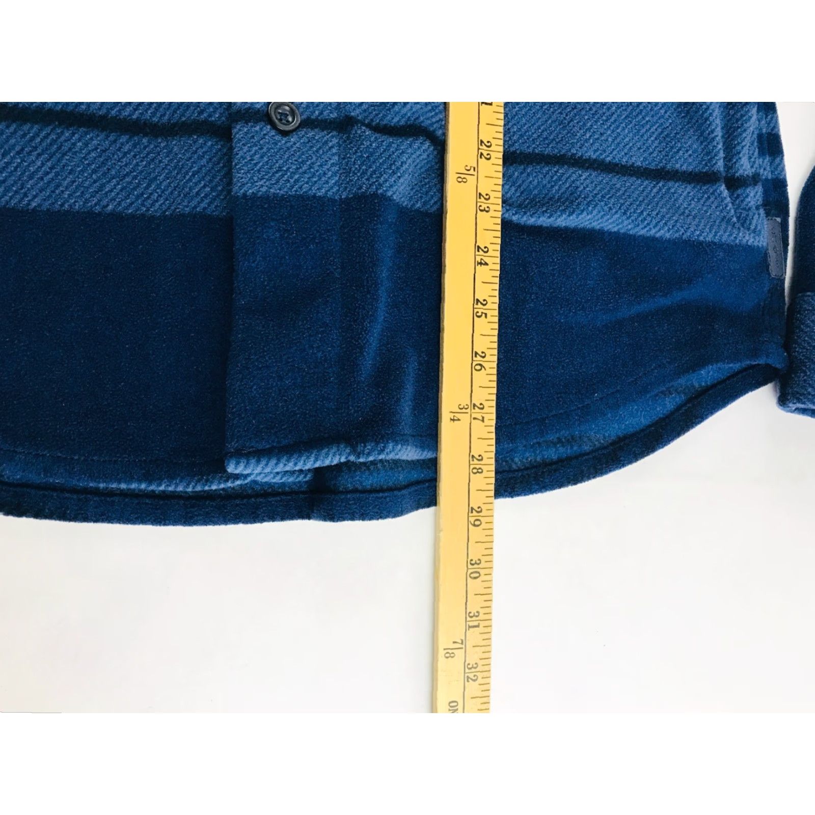 Chaps Chaps Shirt Mens Medium Blue Fleece Button Up with Pockets Shirt Size US M / EU 48-50 / 2 - 5 Thumbnail