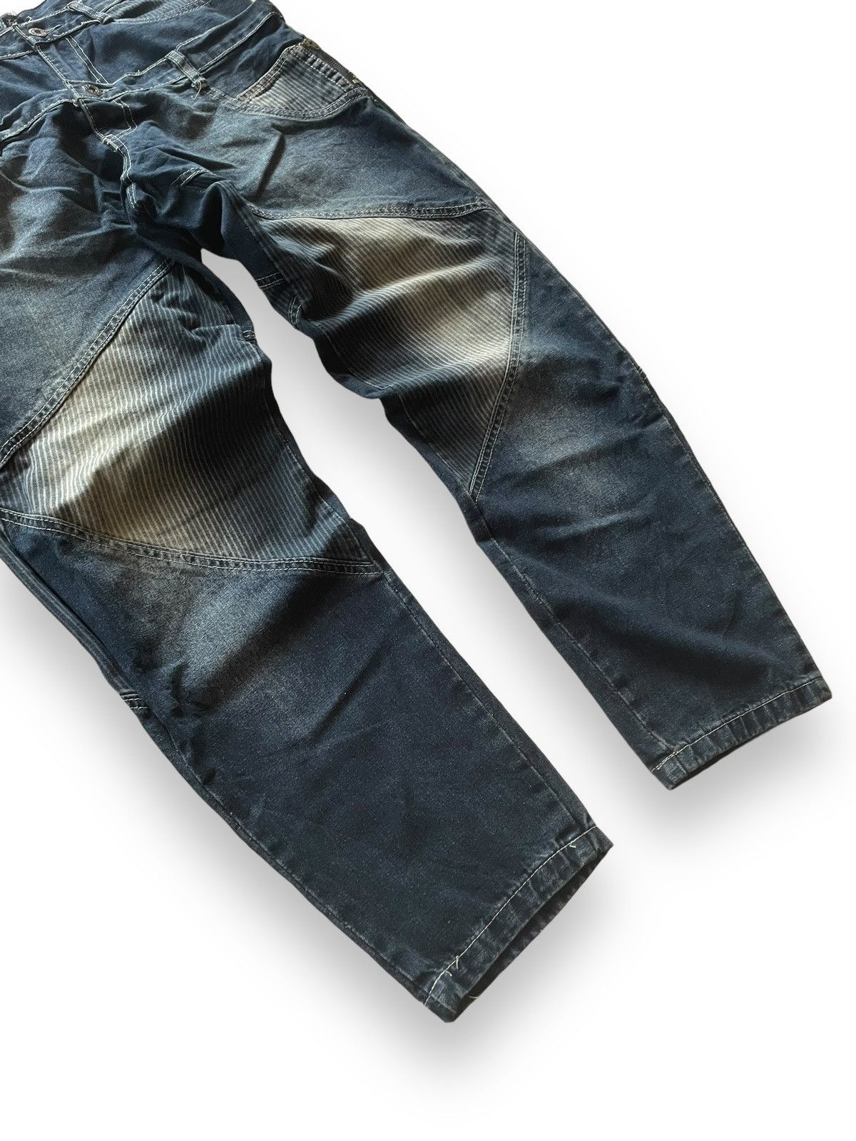 If Six Was Nine × Junya Watanabe Dolce & Gabanna Junyawatanabe Style Double Waist Baggy Jeans Size US 30 / EU 46 - 5 Thumbnail