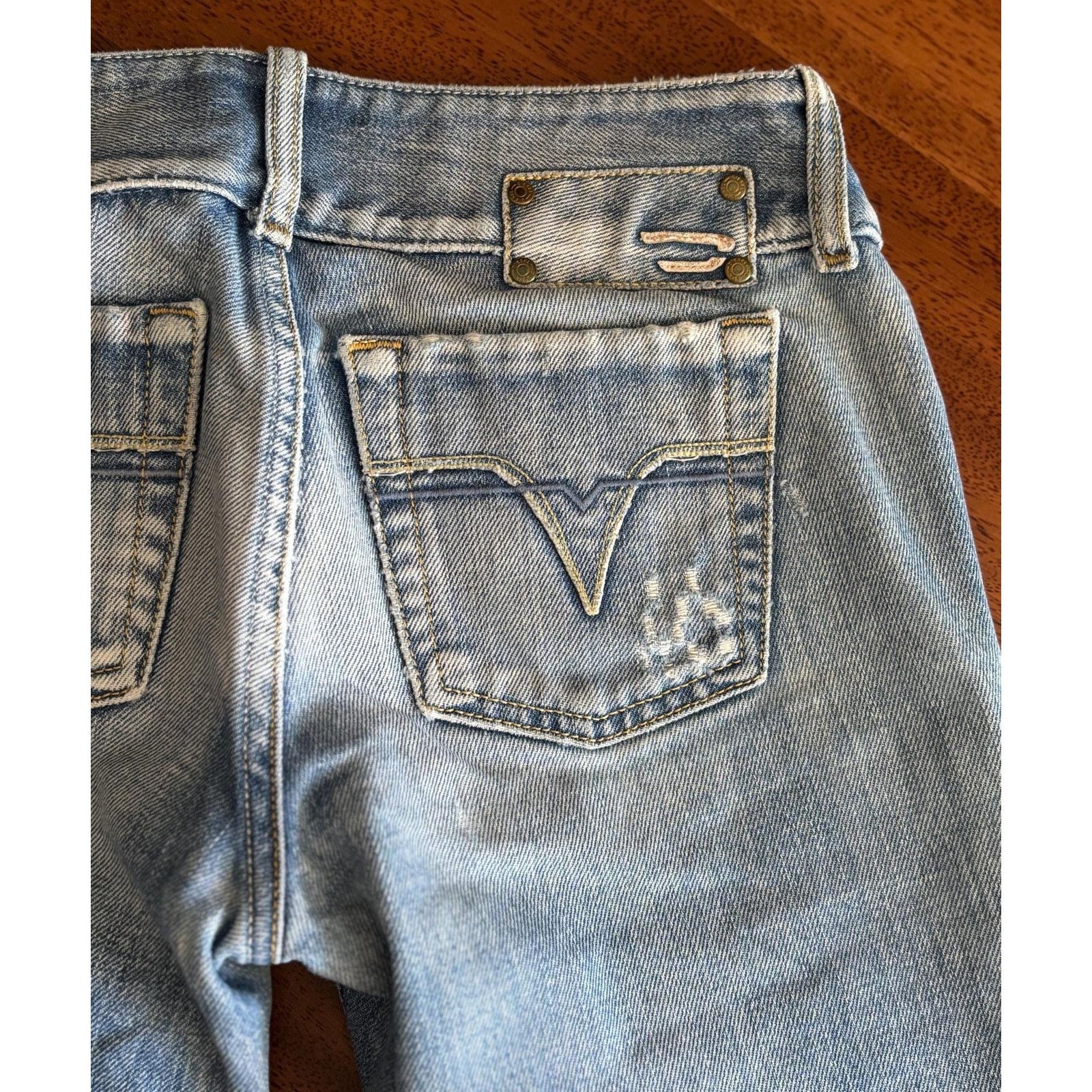 Diesel Vintage Diesel Cherone Jeans W24 Italy Y2K Low Rise Denim Size 24" / US 00 / IT 34 - 5 Thumbnail