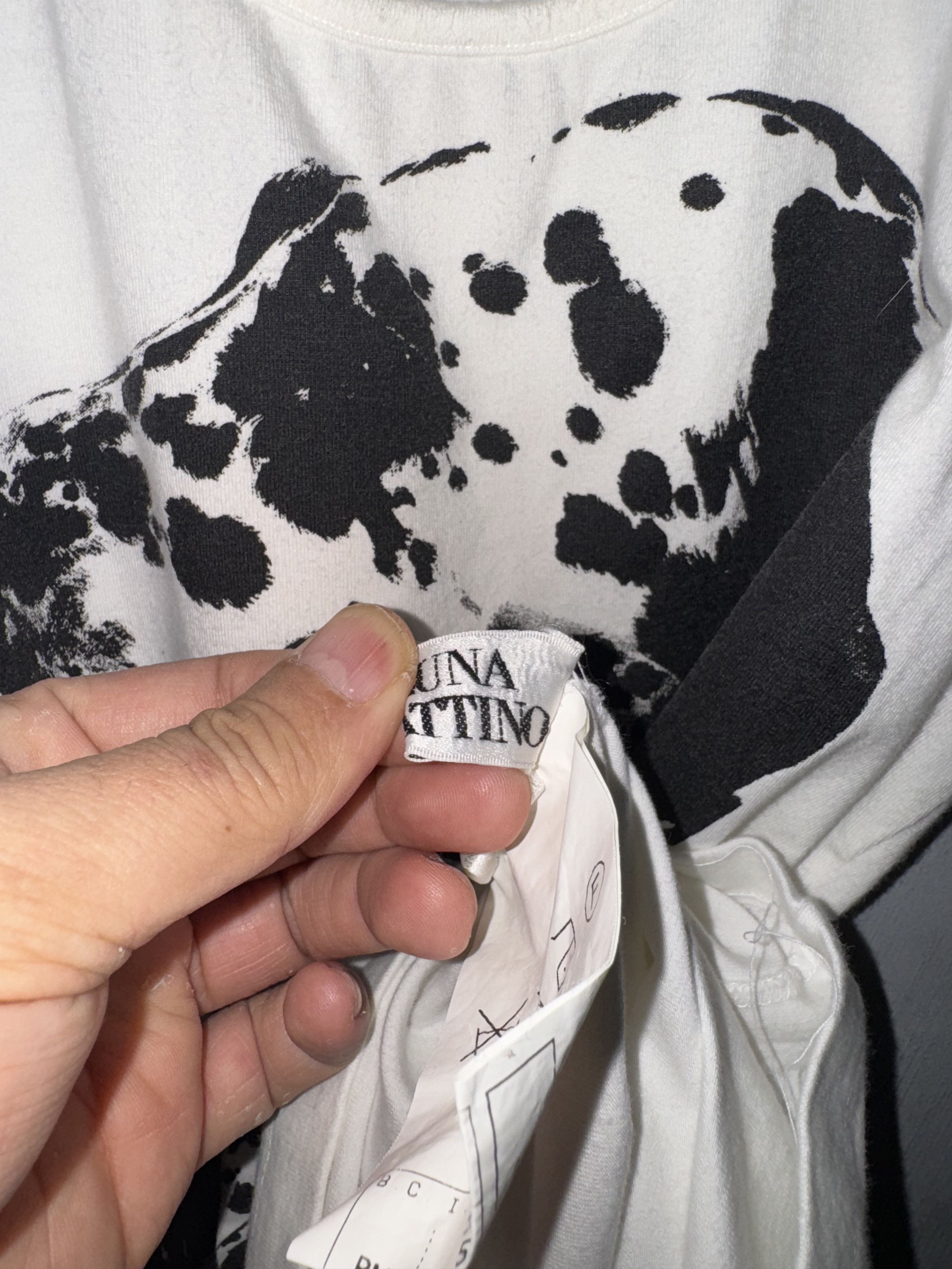 Designer × Japanese Brand Luna Mattino Dalmatian Dog Sleeveless Tank Top Size L / US 10 / IT 46 - 4 Thumbnail