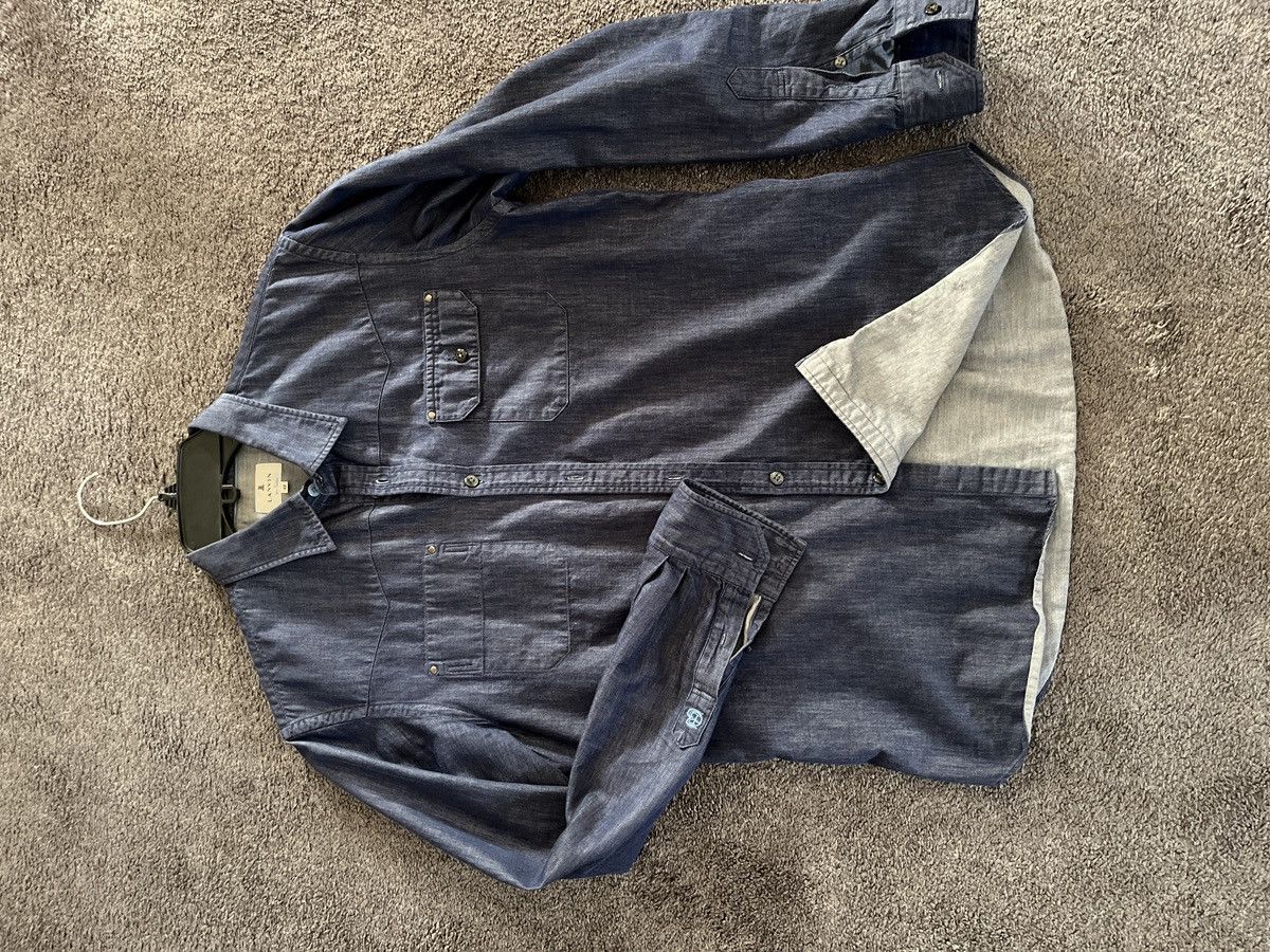 Lanvin Lanvin en bleu japanese selvedge denim shirt mens S Size US S / EU 44-46 / 1 - 3 Thumbnail