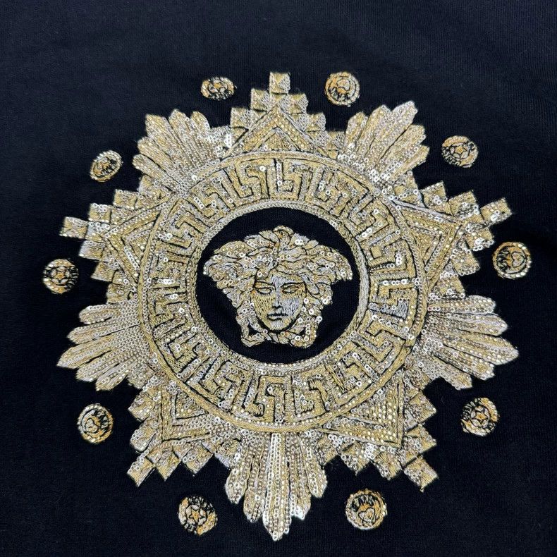 Versace Versace Hooded jacket with black gold rhinestone Medusa fi Size US M / EU 48-50 / 2 - 3 Thumbnail