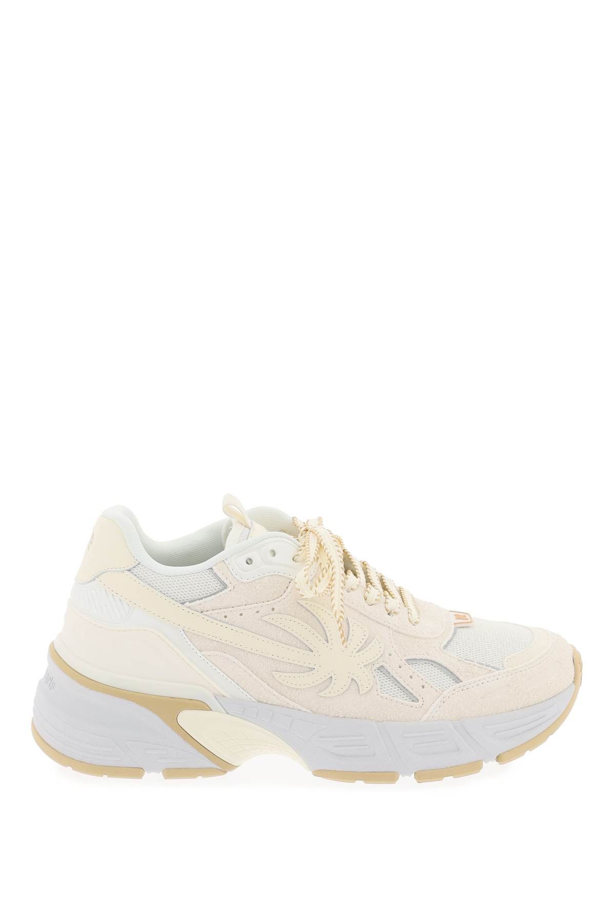 image of Palm Angels Palm Runner Sneakers For in Beige Beige, Men's (Size 11)