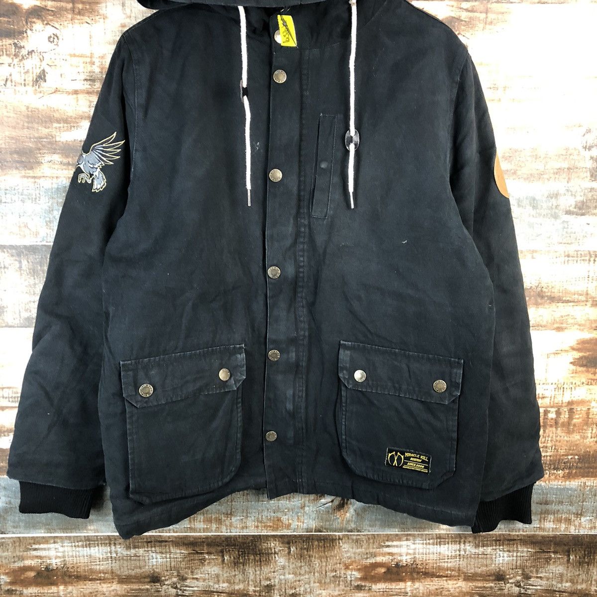 Japanese Brand D Miracle Kills inspiration from death Hoodie Jacket #A1959 Size US L / EU 52-54 / 3 - 3 Thumbnail
