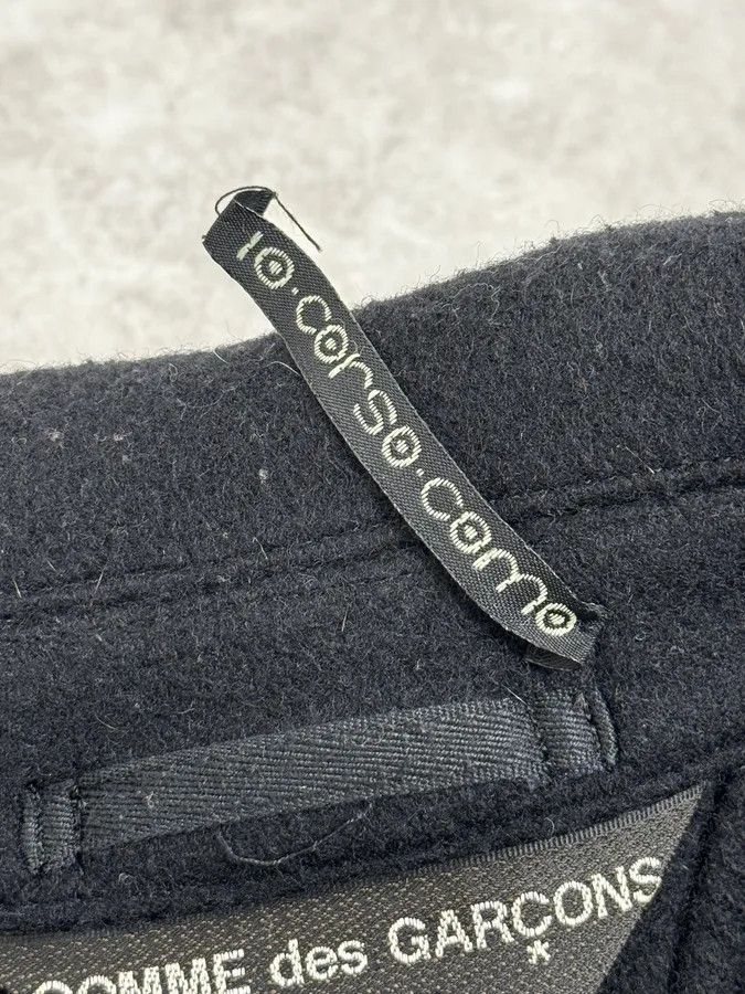 Comme des Garcons AW2003 Comme des Garçons Homme Plus Black Wool Officer Coat Size US L / EU 52-54 / 3 - 10 Thumbnail