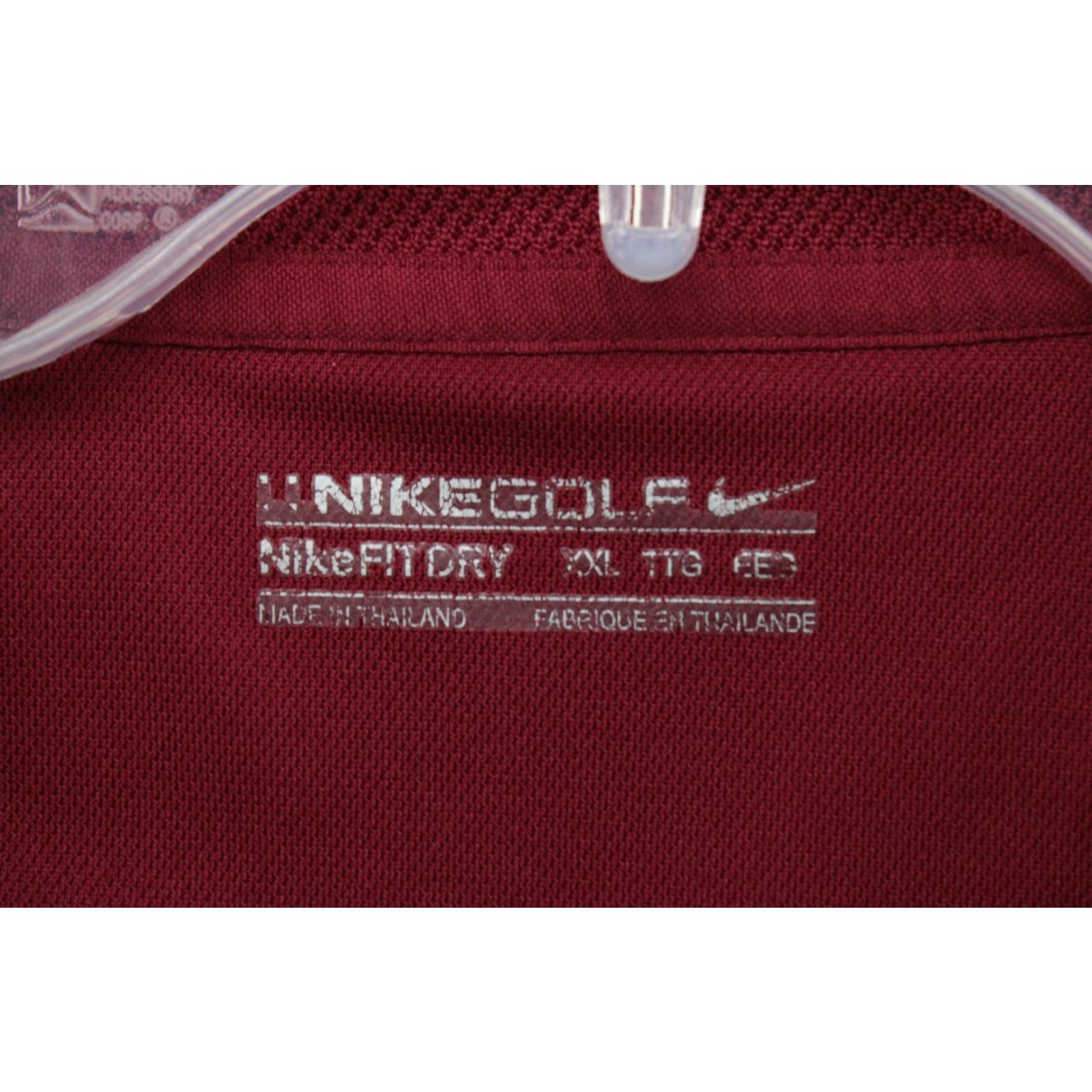 Nike Nike Golf Polo Shirt Men's XXL Red Fit-Dry Performance Golfer Preppy Casual Shirt Size US XXL / EU 58 / 5 - 5 Thumbnail