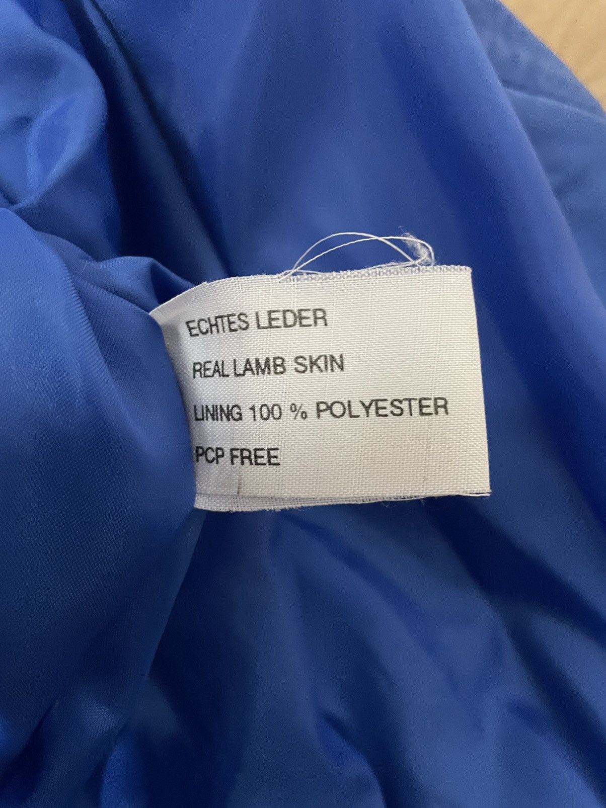 Other Blue leather jacket Size L / US 10 / IT 46 - 5 Thumbnail