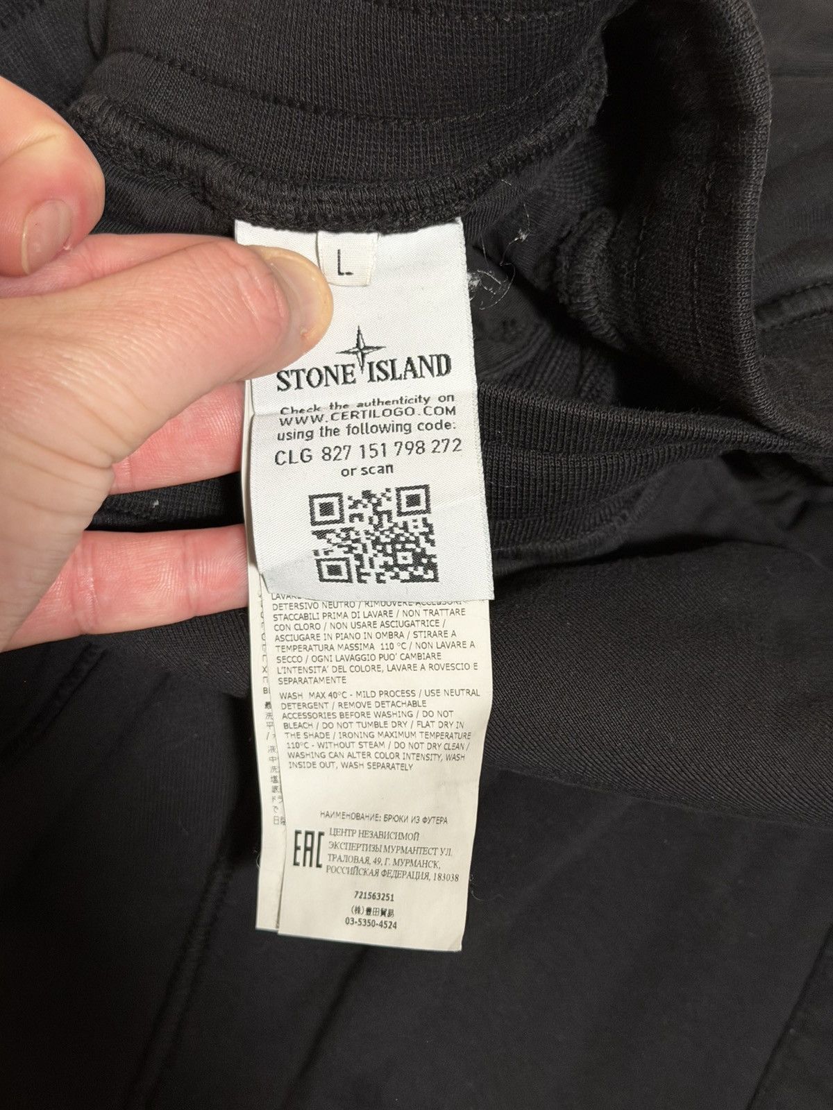 Stone Island 🔥450$ Stone island Jogging Fleece Pocket Cargo Jogger Pants Size US 34 / EU 50 - 8 Thumbnail