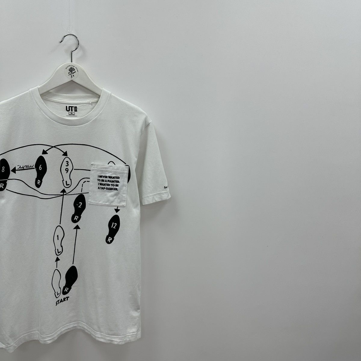 Uniqlo Vintage 00s Uniqlo x Andy Warhol Tap-Dancer Painter tee y2k Size US XL / EU 56 / 4 - 2 Thumbnail