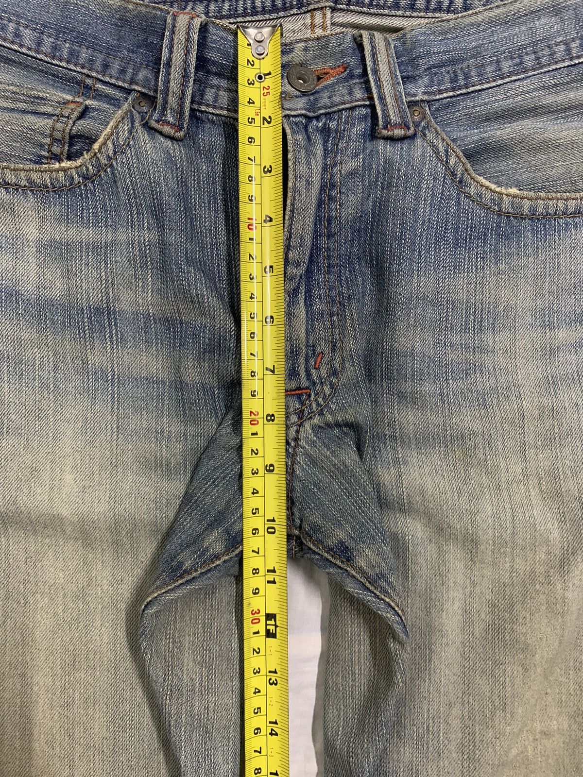 KMRii Vintage Japanese Brand Mud Wash Distressed Grunge Jeans Size US 31 - 18 Thumbnail