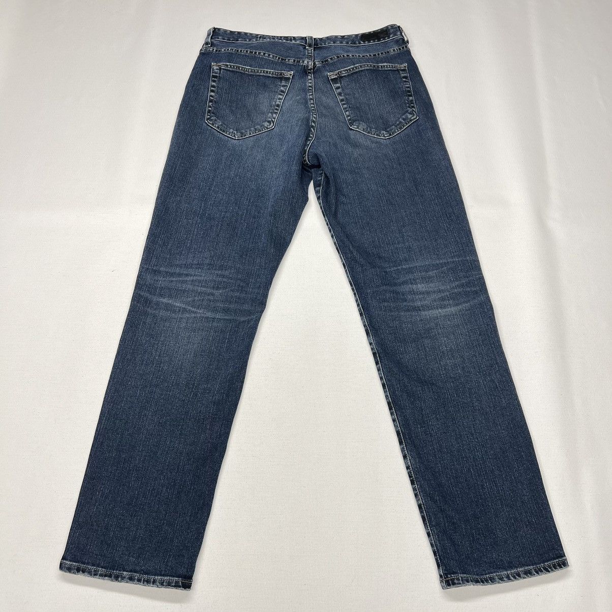 AG Adriano Goldschmied AG Jeans Blue Alexxis Slim High Rise Vintage Denim Faded Size 32" / US 10 / IT 46 - 15 Thumbnail