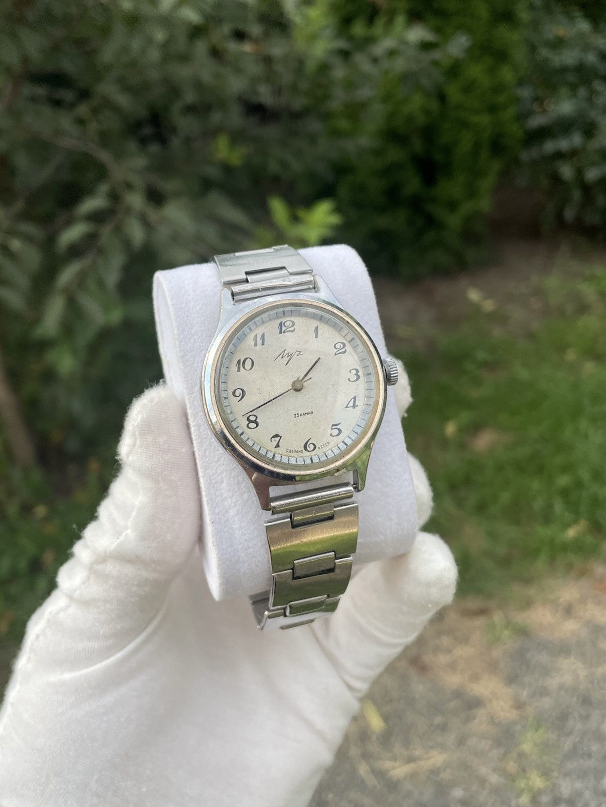 Vintage Vintage Watch Luch Mechanical Wristwatch 1980s Size ONE SIZE - 10 Thumbnail