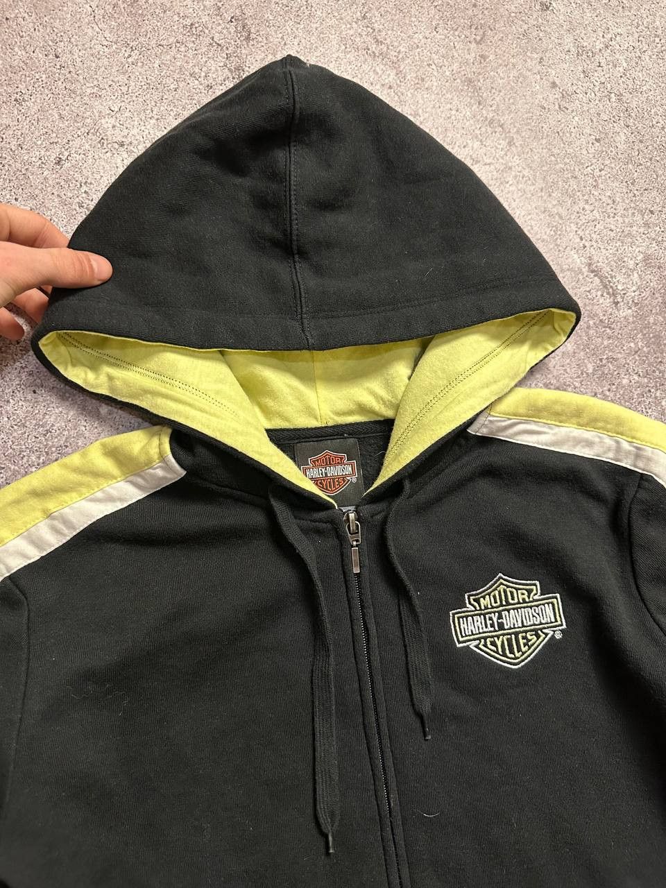 Harley Davidson Vintage Harley Davidson Zip Hoodie Embroidered Logo Size US M / EU 48-50 / 2 - 7 Thumbnail