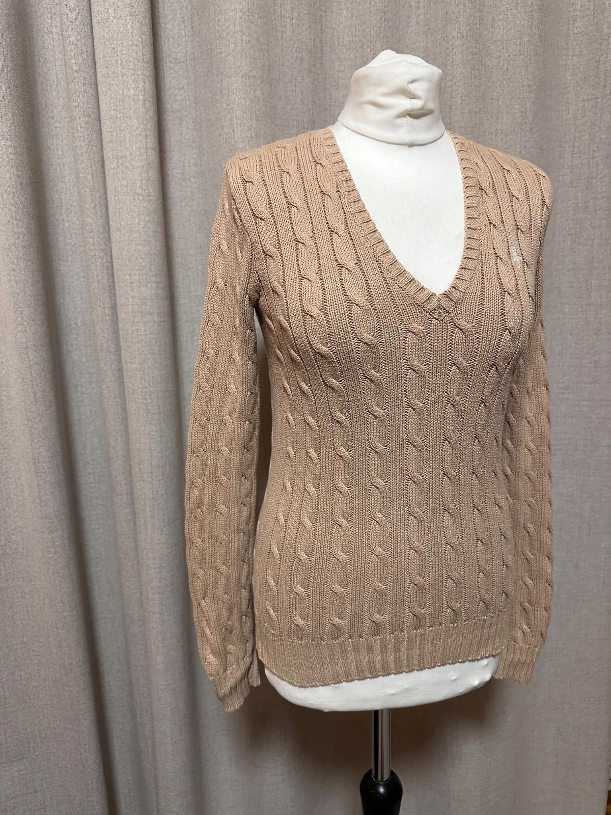 Polo Ralph Lauren Womens Polo Ralph Lauren Sport V-Neck Sweater Sz S Size S / US 4 / IT 40 - 3 Thumbnail