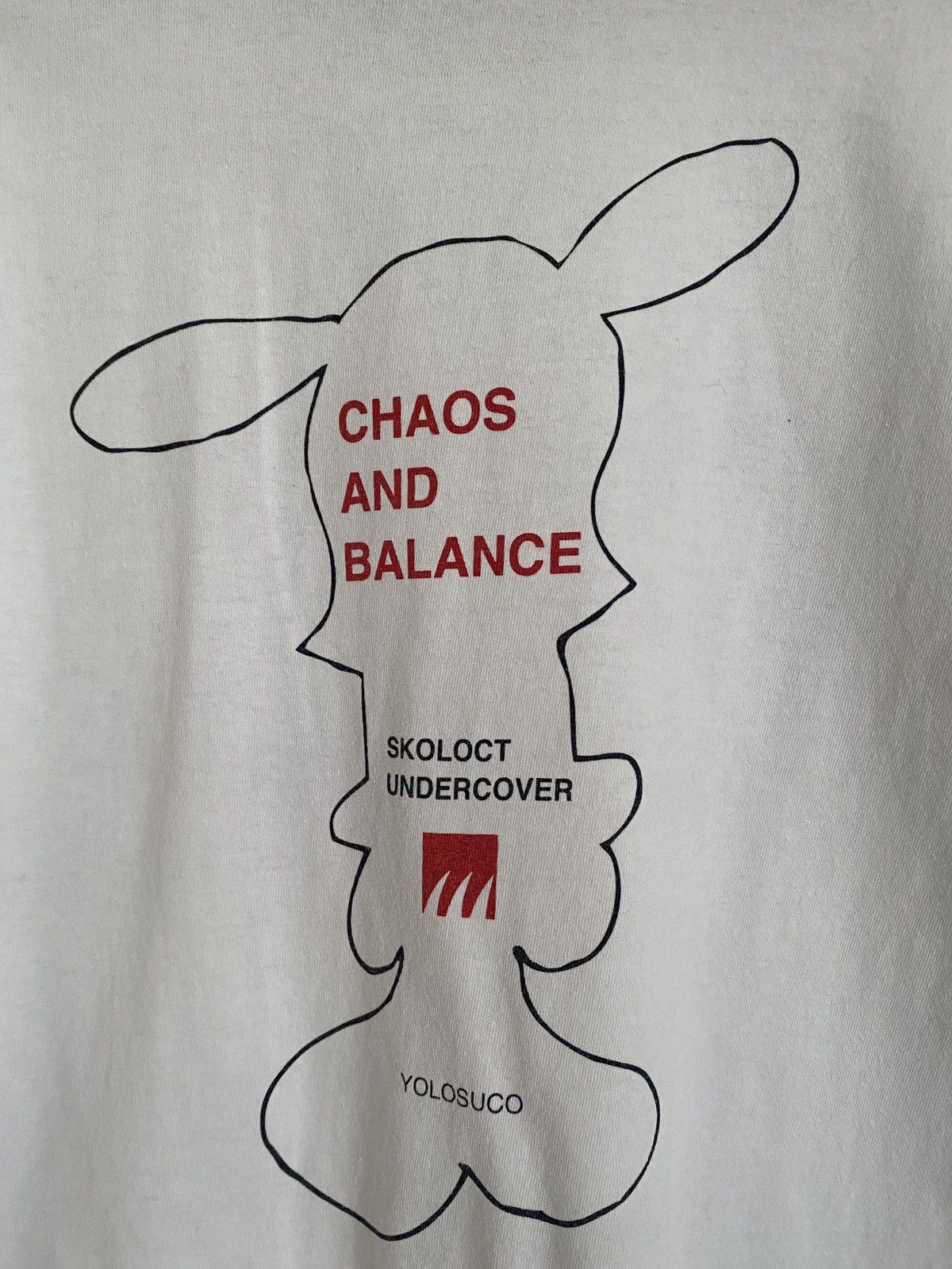 Jun Takahashi × Skoloct × Undercover Classic x Undercover Scoloct Rabbit Tee Spell Out Big Logo Size US M / EU 48-50 / 2 - 10 Thumbnail