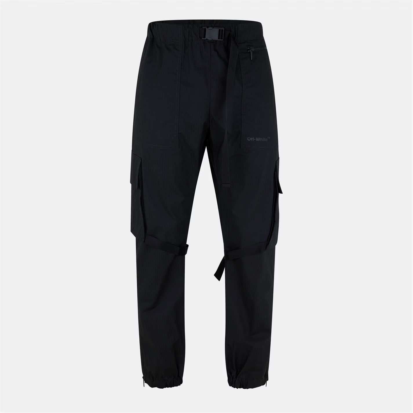 Off-White o1g2r1mq0226 Cargo Trousers In Black Size US 26 / EU 42 - 1 Thumbnail