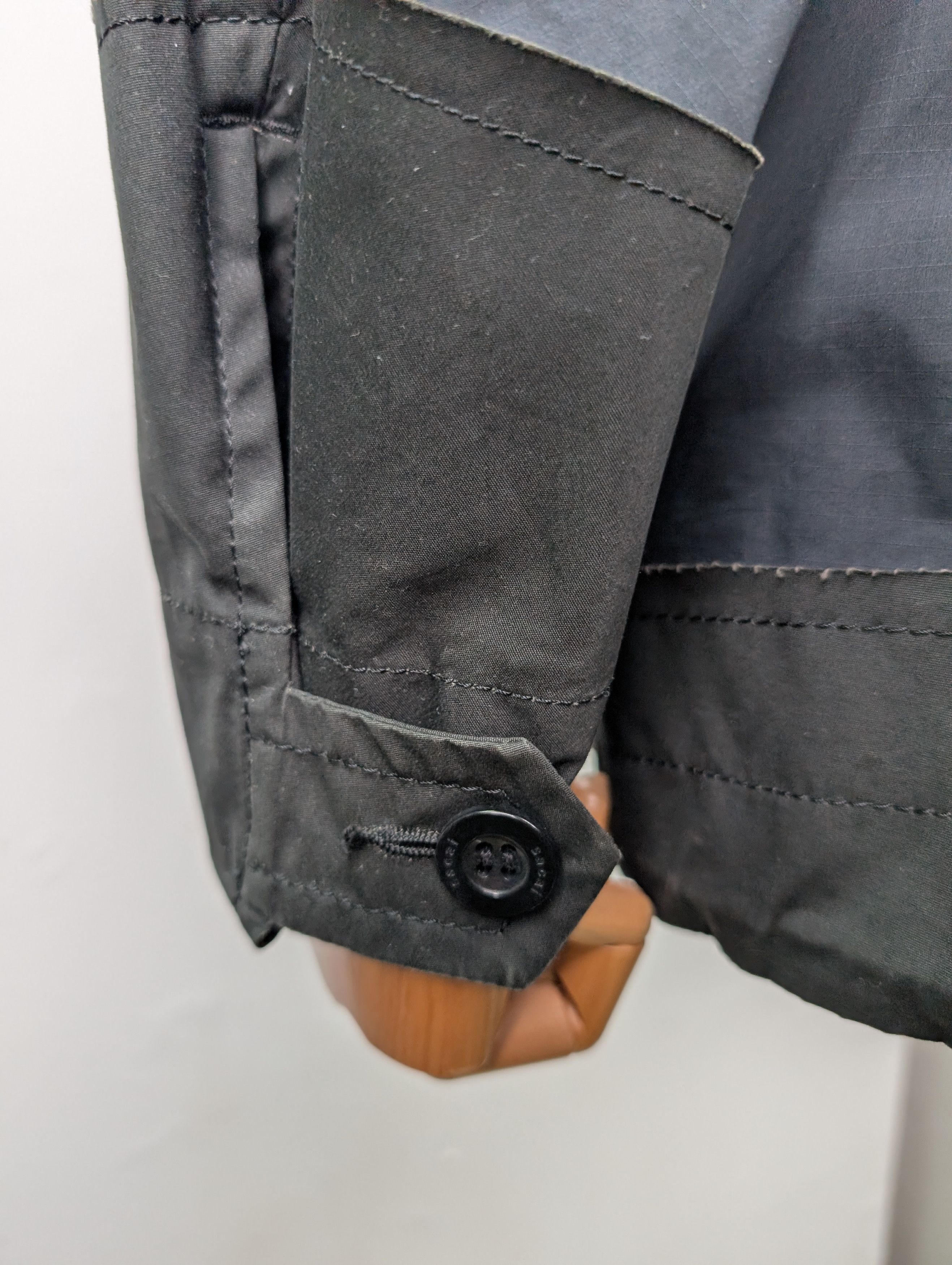 Sacai Sacai Black Deconstructed Military Hooded Jacket Size S / US 4 / IT 40 - 6 Thumbnail