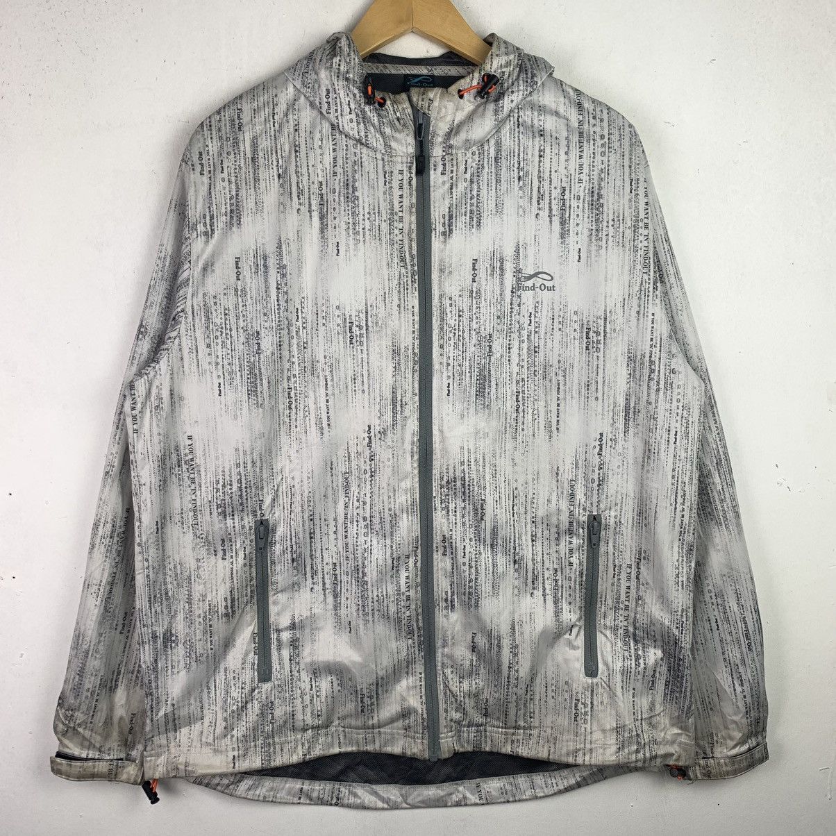 Japanese Brand × Vintage Vintage Japanese Brand Find-Out Fullprint Jacket Size US XL / EU 56 / 4 - 1 Thumbnail