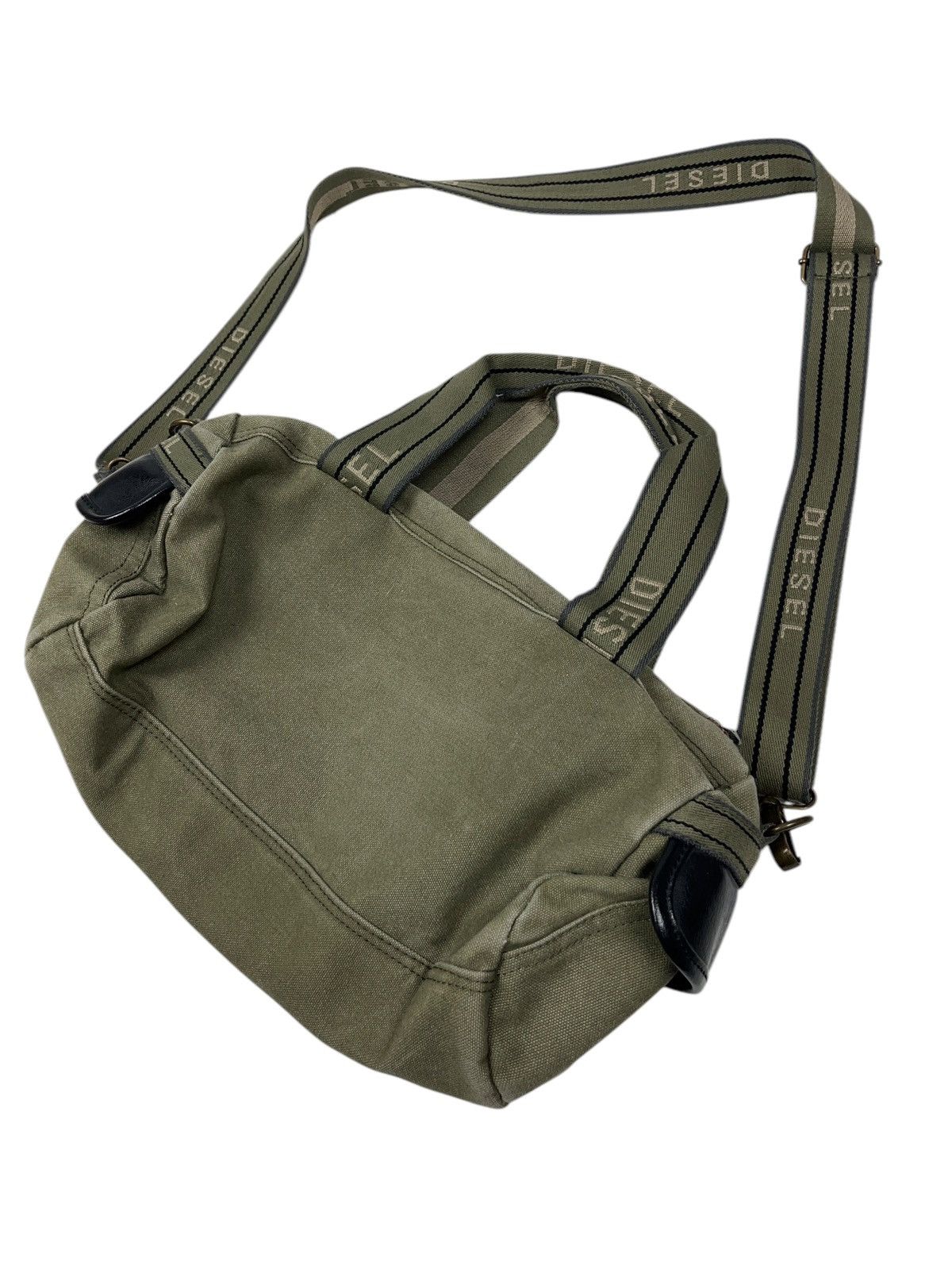 Diesel Vintage Diesel Canvas Khaki Crossbody Bag Utility Size ONE SIZE - 2 Thumbnail