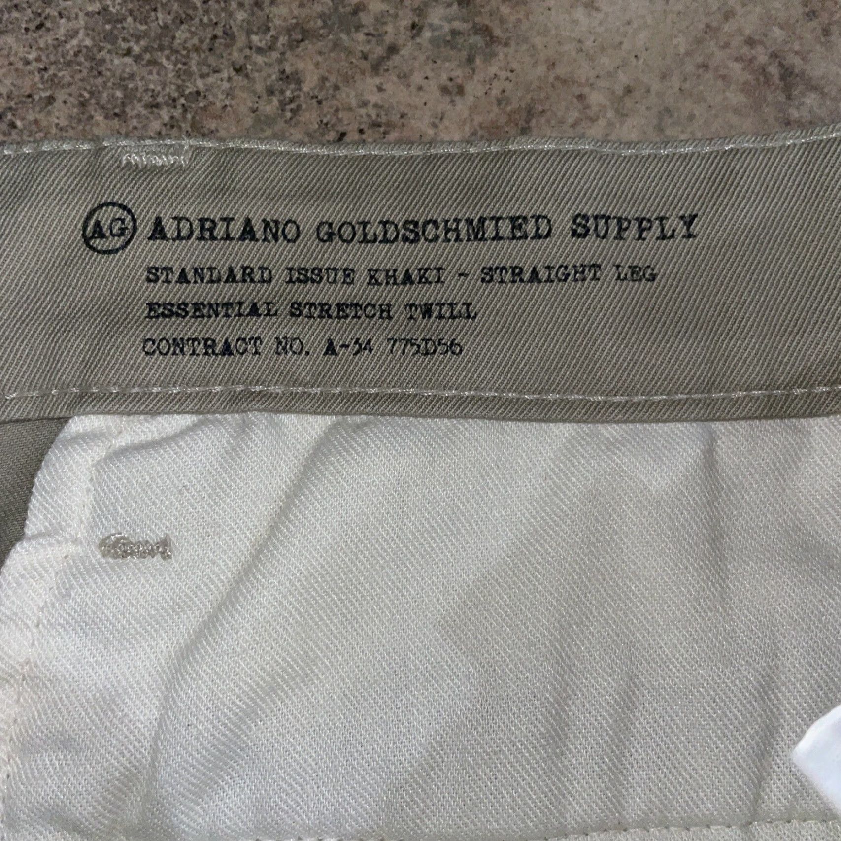 Vintage Adriano Golschmied Beige Khaki Pants Mens Size 36x30 Pants Chino Beige 36 30 Mens Size US 36 / EU 52 - 3 Thumbnail