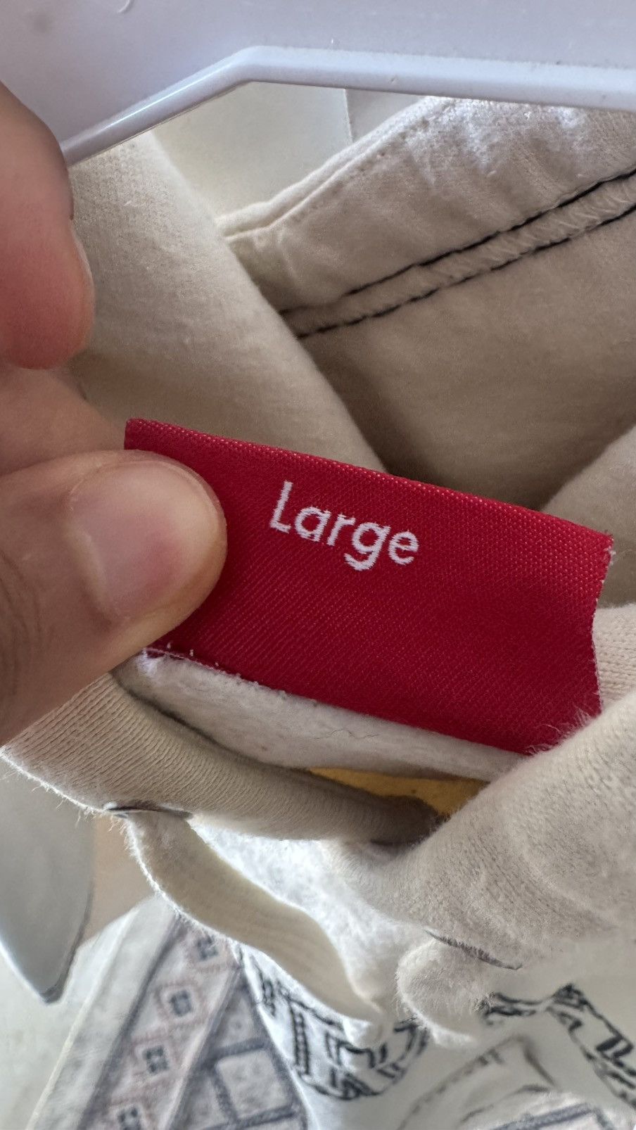 Supreme Supreme Big stitch Hoodie Size US L / EU 52-54 / 3 - 6 Thumbnail