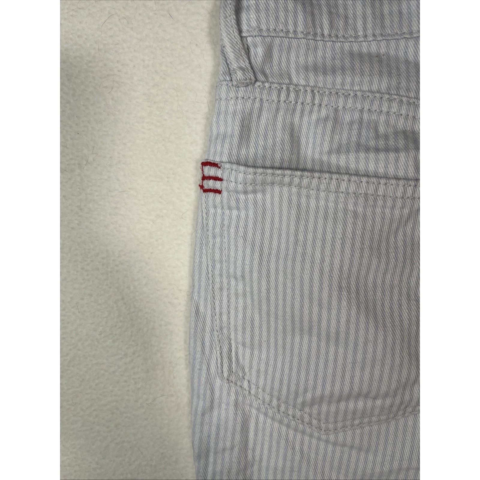 Bdg BDG Slim Straight Sz25 Jeans Button Fly Soft Denim Pinstripe Size 25" / US 0 / IT 36 - 5 Thumbnail