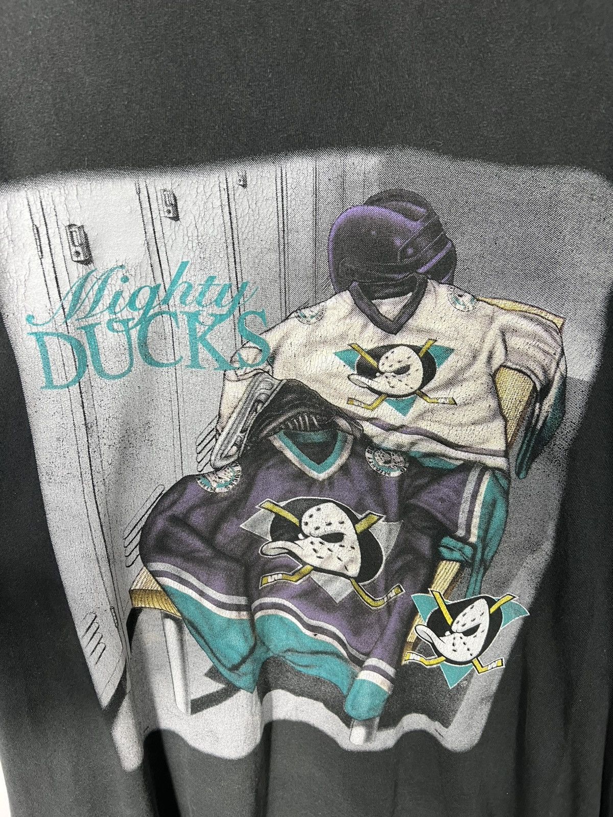 NHL Vintage sportswear NHL Mighty Duck 90s Hokey T-shirt Size US XL / EU 56 / 4 - 5 Thumbnail
