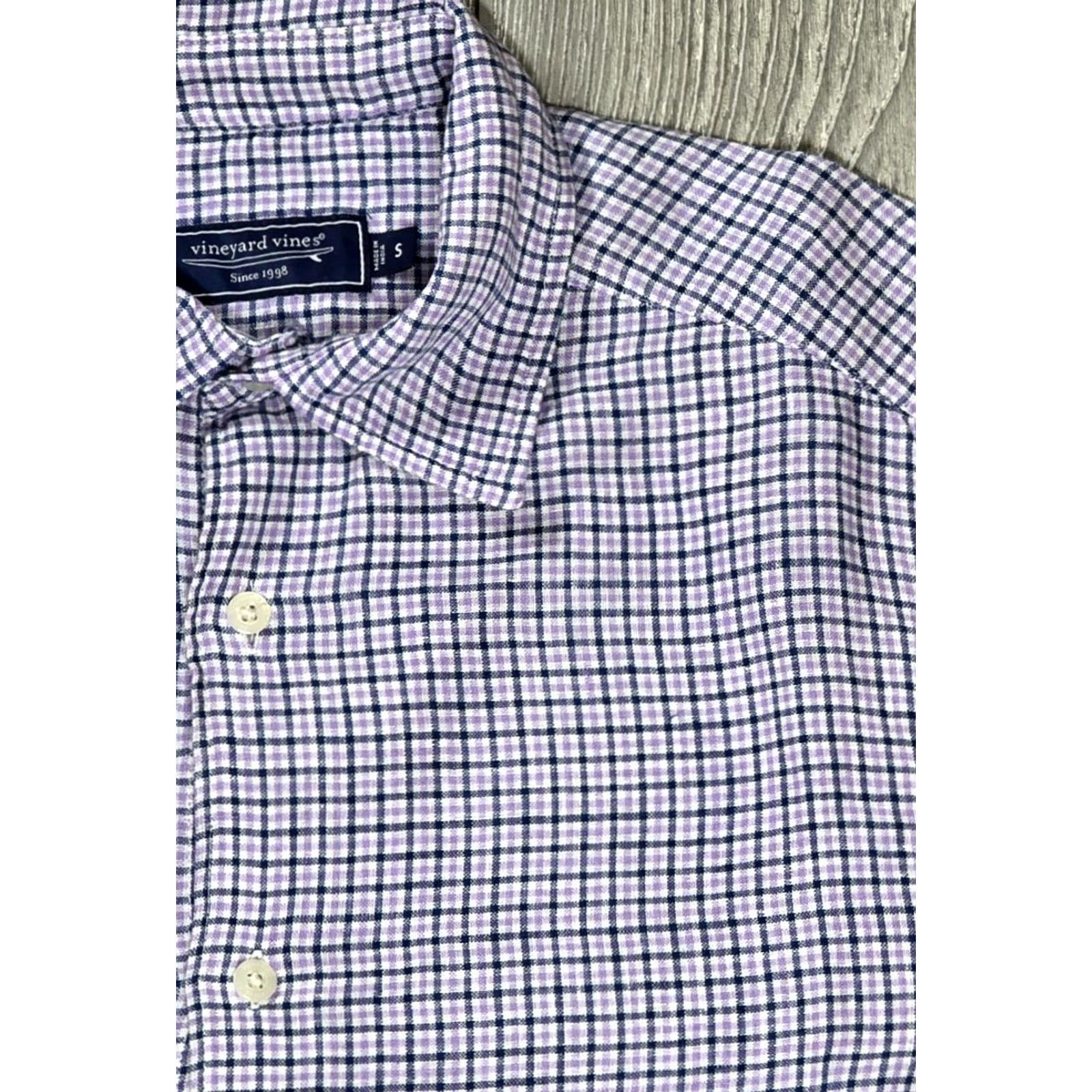 Vineyard Vines Vineyard Vines Linen Button Up Shirt Mens S Long Sleeve Tattersall Multicolor Shirt Mens S Linen Button Up Tattersall Multicolor Size US S / EU 44-46 / 1 - 3 Thumbnail
