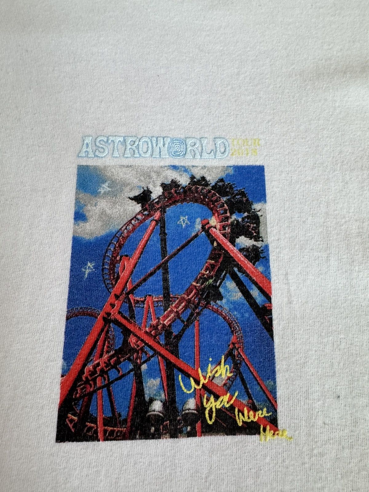 Travis Scott Travis Scott astro world tee Size US L / EU 52-54 / 3 - 2 Thumbnail