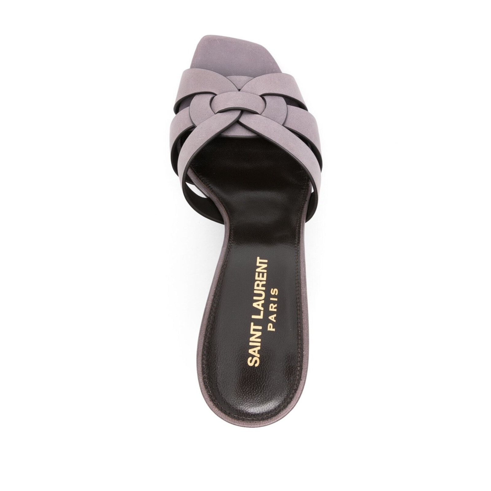 Yves Saint Laurent Saint Laurent Tribute 85 Mule Sandal Iris Purple Leather Size US 10 / IT 40 - 10 Thumbnail