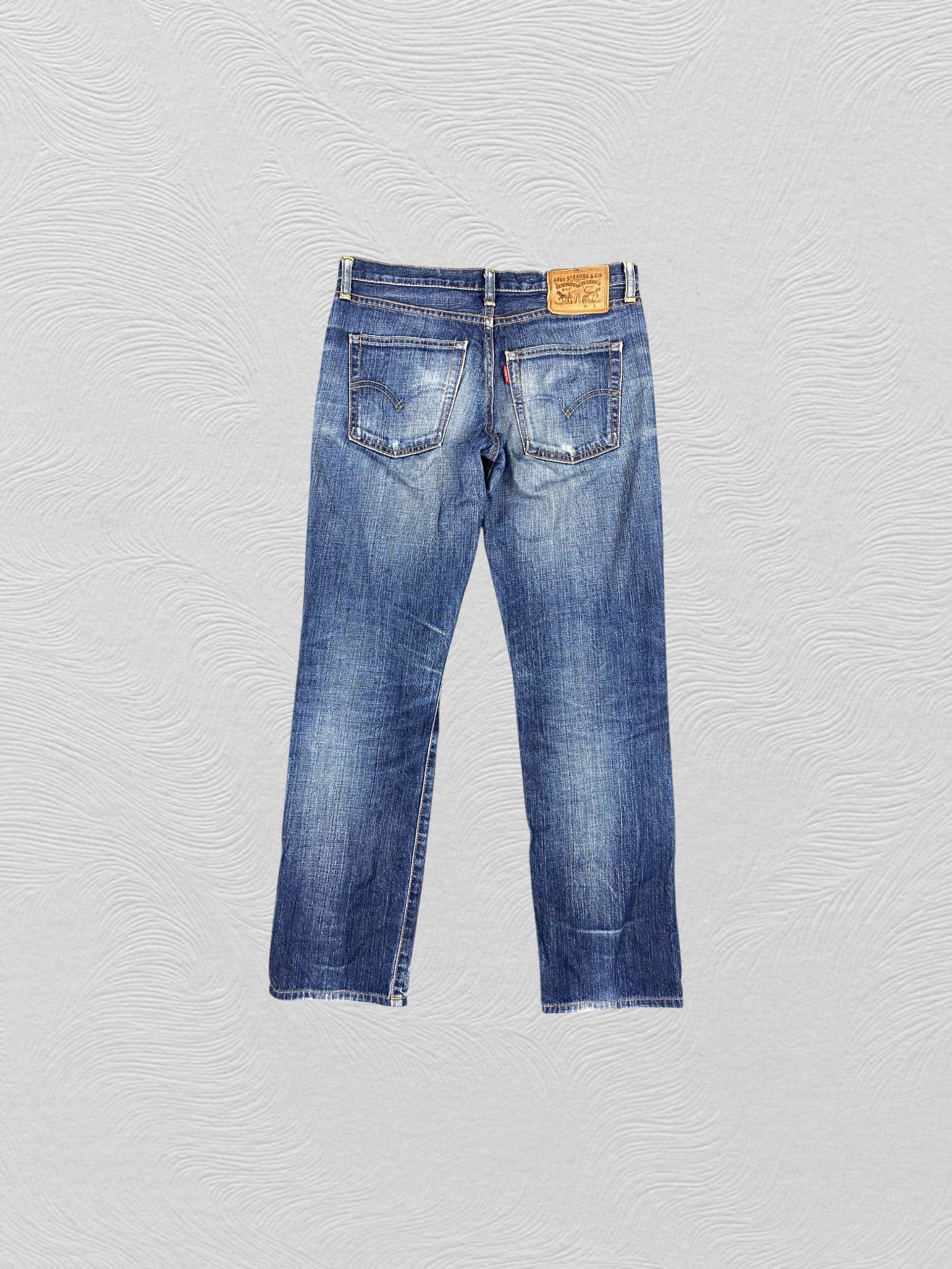 Levi's Distressed Blue Levi's Jeans 30x29 Denim -SJ070 Size US 30 / EU 46 - 2 Thumbnail