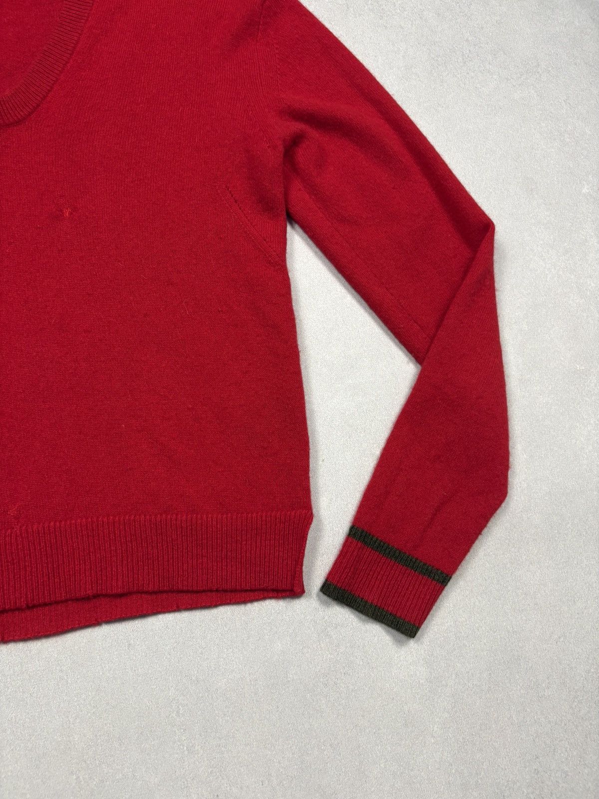 Zadig & Voltaire Zadig & Voltaire Cashmere V-Neck Women’s XS Red Knit Sweater Size XS / US 0-2 / IT 36-38 - 4 Thumbnail