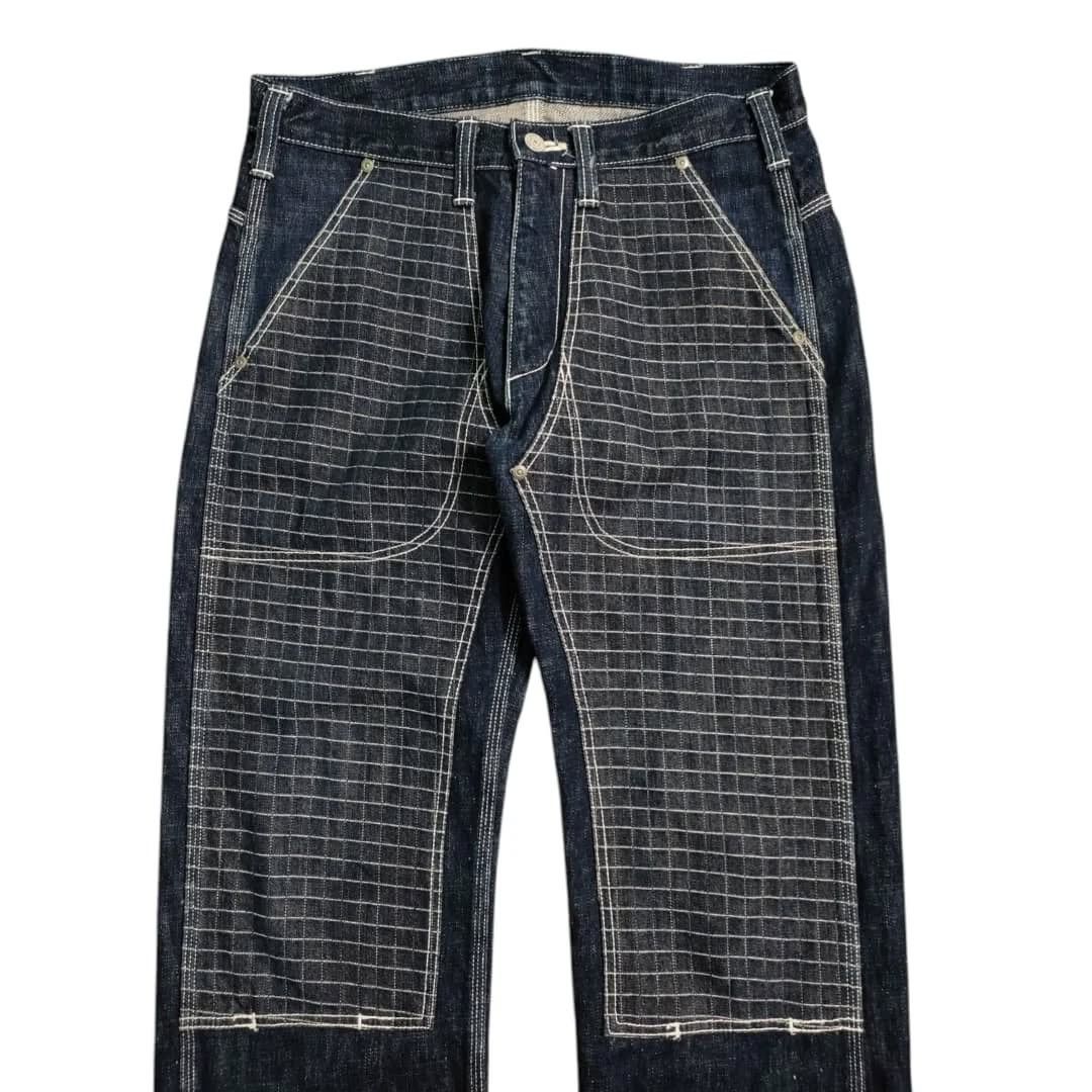 Japanese Brand Japanese denim x Kojima double kne denim with buckleback Size US 32 / EU 48 - 2 Thumbnail