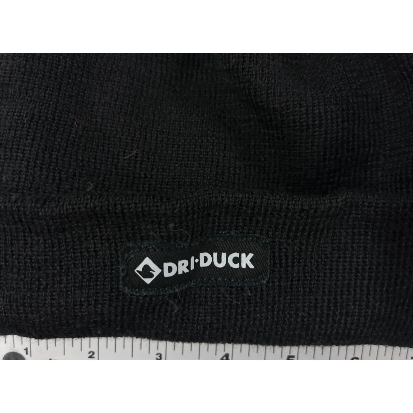Vintage Dri Duck Beanie Adult One Size Black Knit Wool Acrylic Blend Ski Outdoor Logo Mens Size ONE SIZE - 5 Thumbnail
