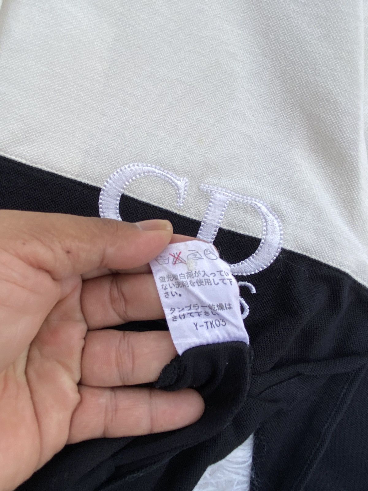 Christian Dior Monsieur Rare Vintage 90s Christian Dior Sport Spellout Polo Shirt Size US M / EU 48-50 / 2 - 16 Thumbnail