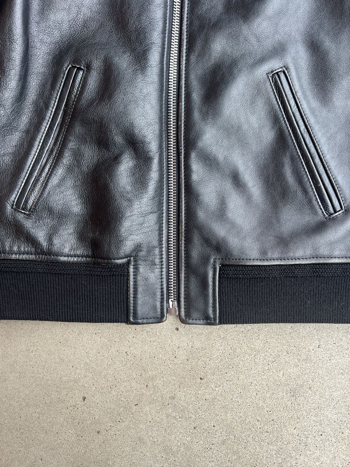 Hedi Slimane × Saint Laurent Paris Saint Laurent Paris Leather Jacket by Hedi Slimane Size US S / EU 44-46 / 1 - 4 Thumbnail
