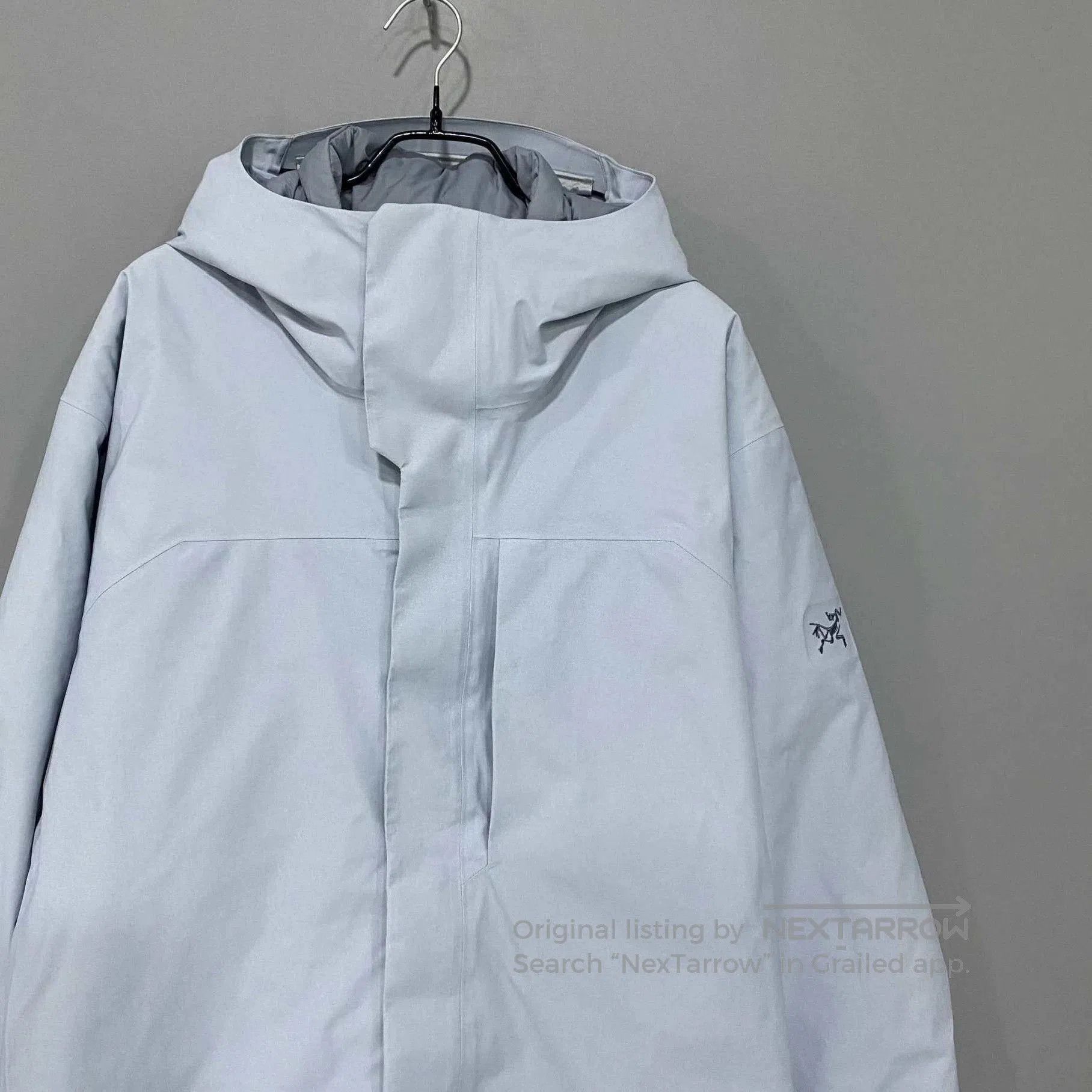 Arc'teryx Blue Hooded Raincoat - XL. Size US XL / EU 56 / 4 - 2 Thumbnail