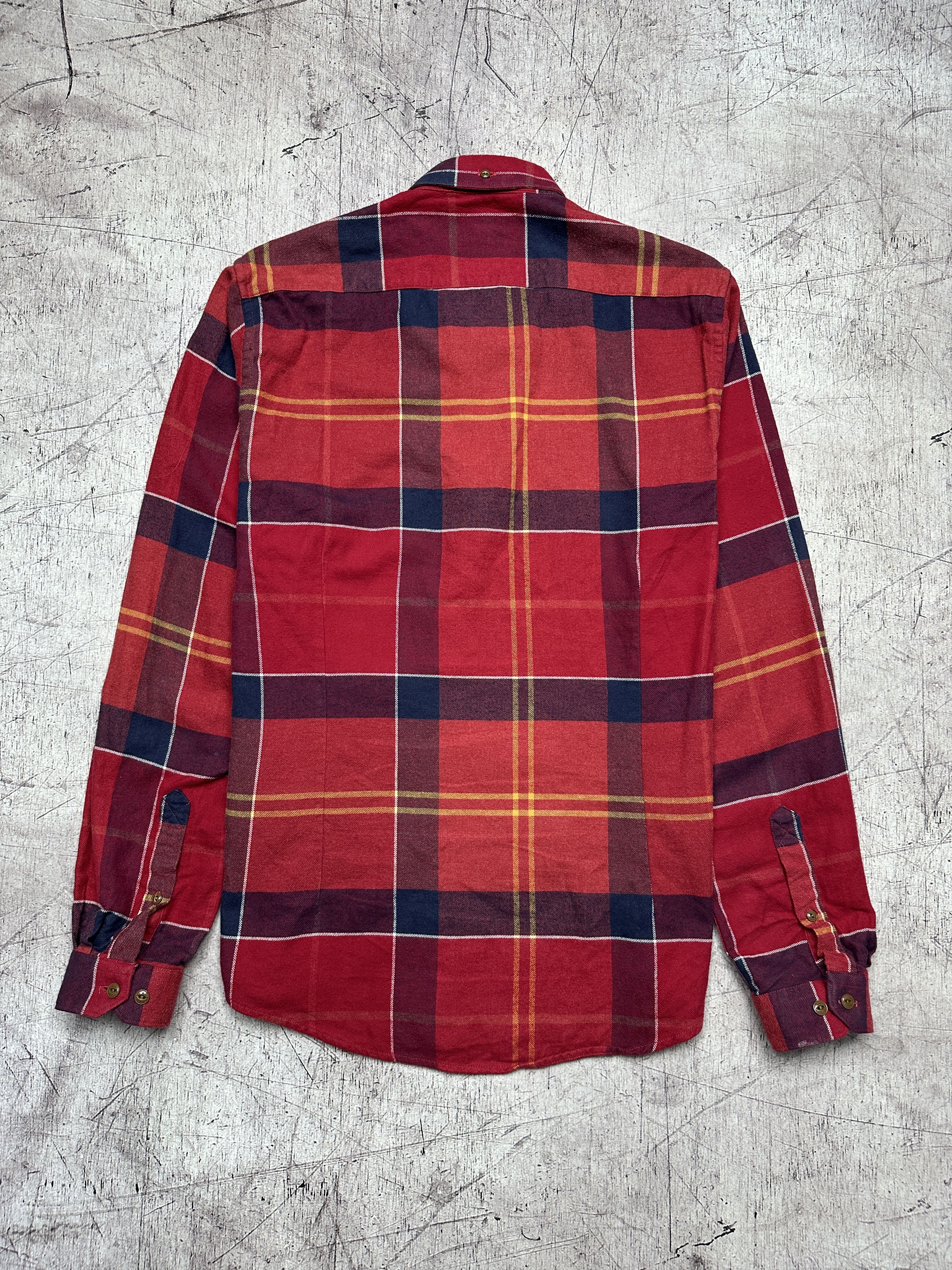 Barbour Barbour Vintage Mens Flannel Check Shirt Size US M / EU 48-50 / 2 - 8 Thumbnail