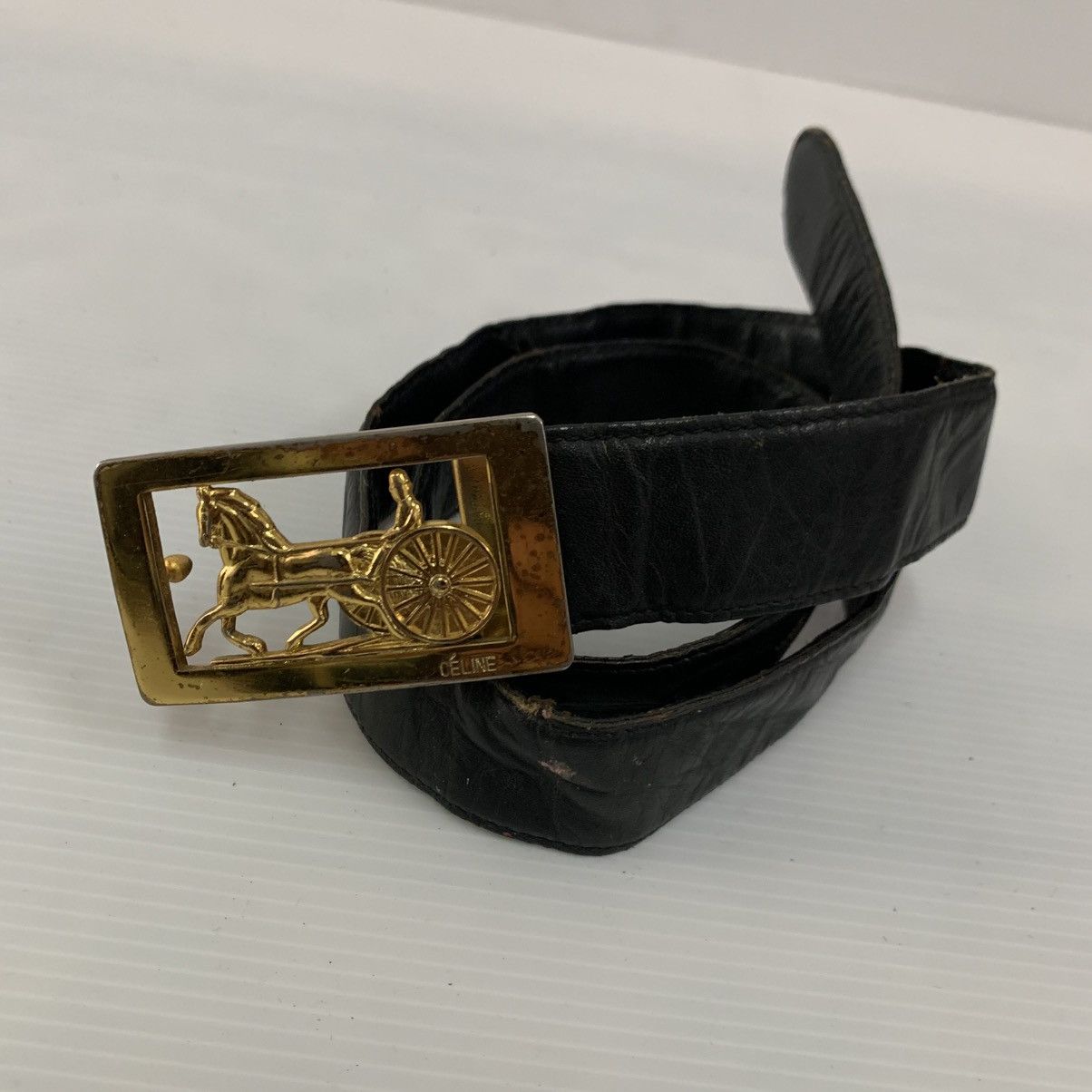 Celine Celine Vintage Leather Belt Size ONE SIZE - 1 Thumbnail