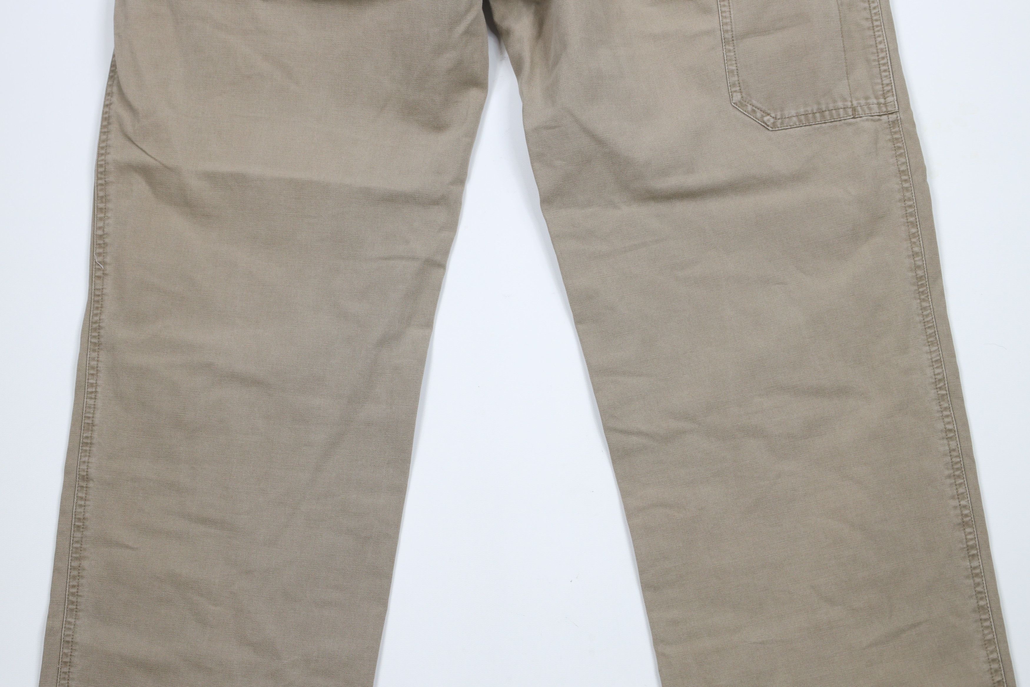 Columbia × Vintage Vintage Y2K Columbia Canvas Wide Leg Dungaree Pants Beige Size US 32 / EU 48 - 11 Thumbnail
