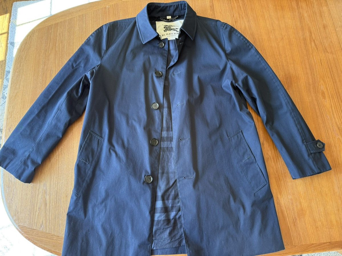 Burberry Burberry Car Coat in Dark Navy Size US L / EU 52-54 / 3 - 1 Thumbnail