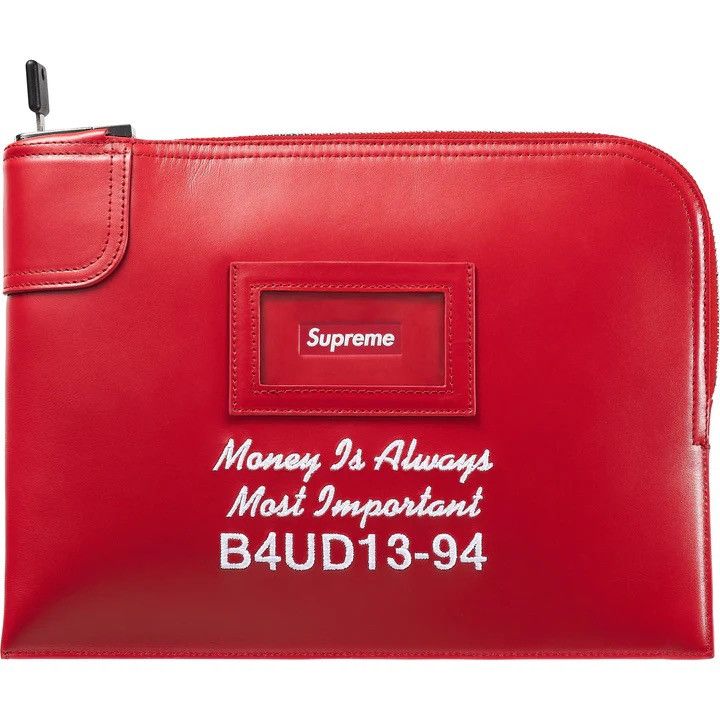 アイドル Supreme Leather Money Bag Supreme Leather Money Bag