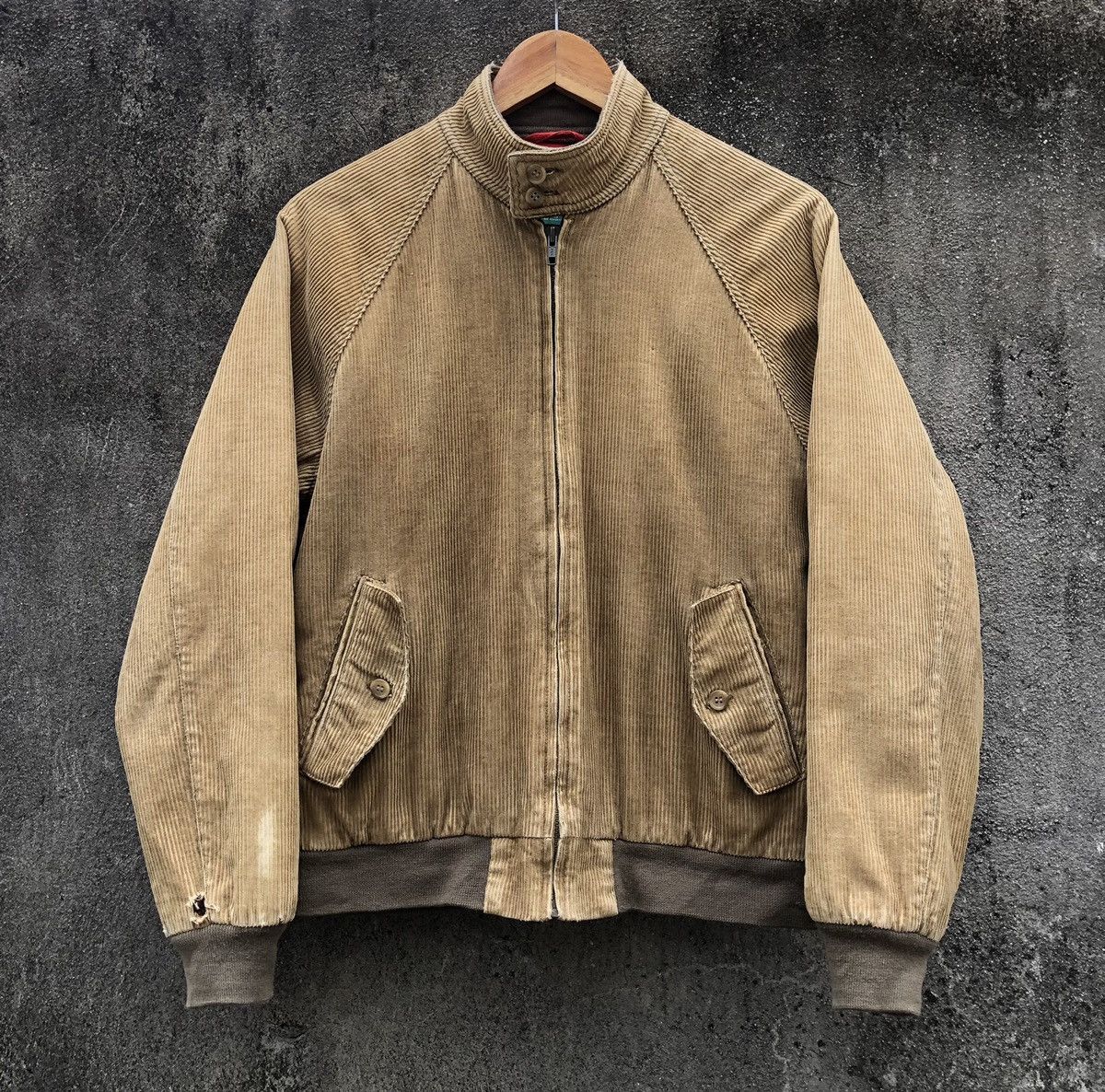 Vintage Vintage 90s Izod Corduroy Bomber Jacket Size US S / EU 44-46 / 1 - 3 Thumbnail