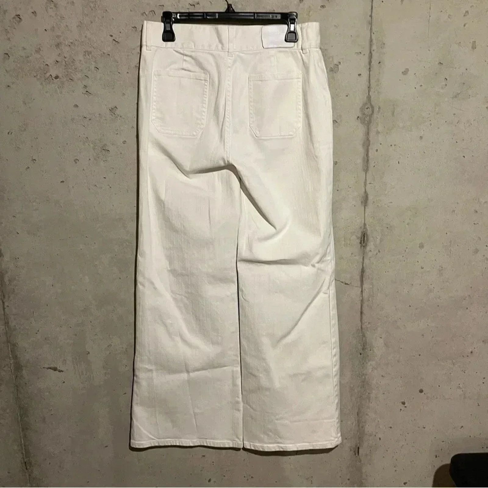 Lauren Ralph Lauren Ralph Lauren White Wide Leg Jeans Sz 8 High Waisted Size 30" / US 8 / IT 44 - 10 Thumbnail
