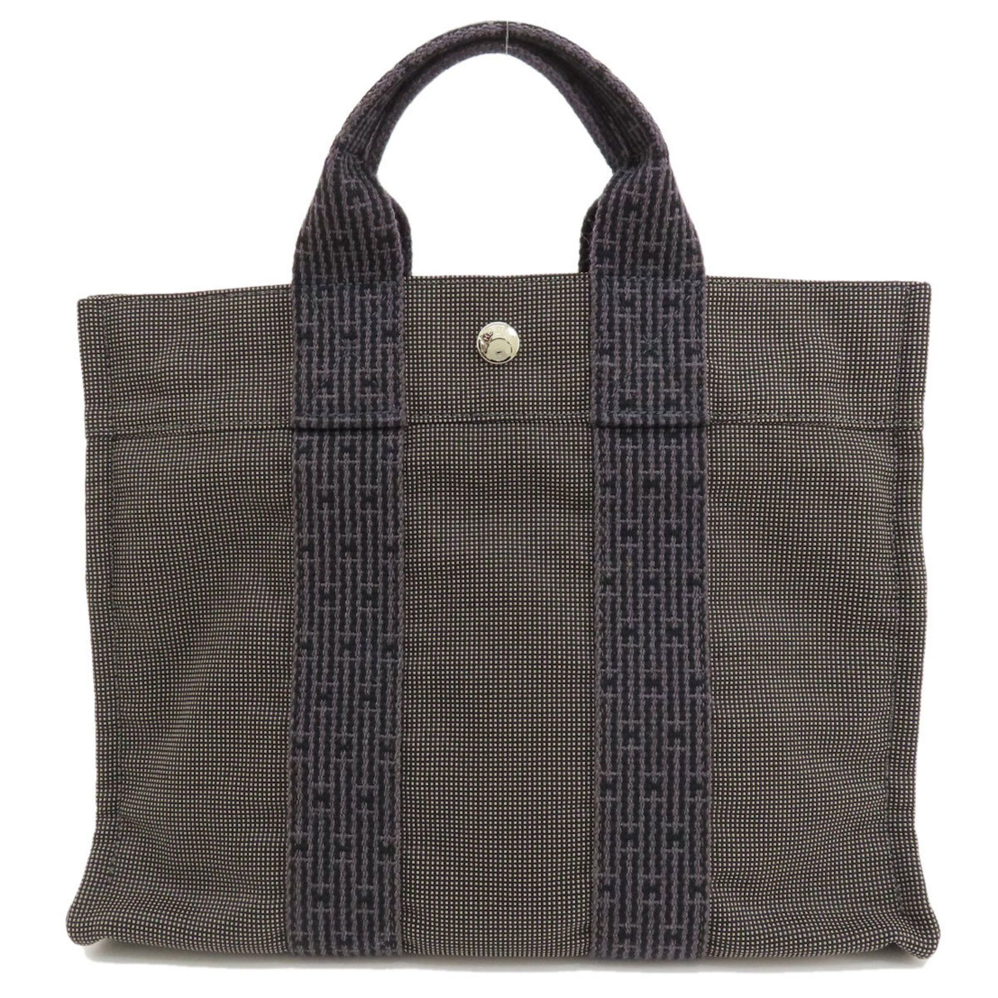 image of Hermes Air Line Pm Handbag Canvas Women's Hermes in Grey