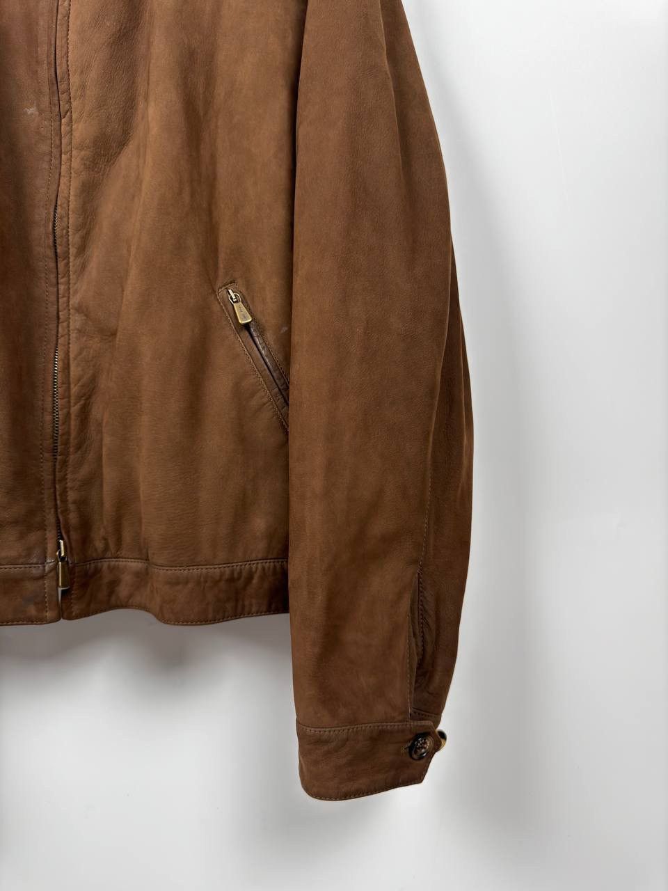 Loro Piana Loro Piana Suede Leather Cashmere Jacket Size US XXL / EU 58 / 5 - 6 Thumbnail